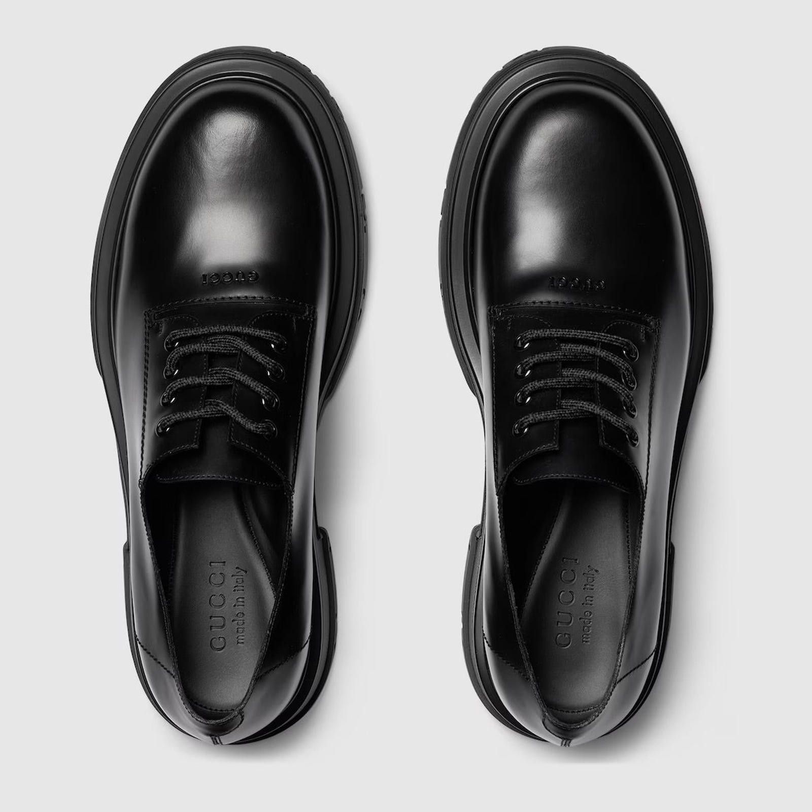 Gucci Gucci Tonal Logo Lace-Up Shoe Size US 9 / EU 42 - 3 Thumbnail