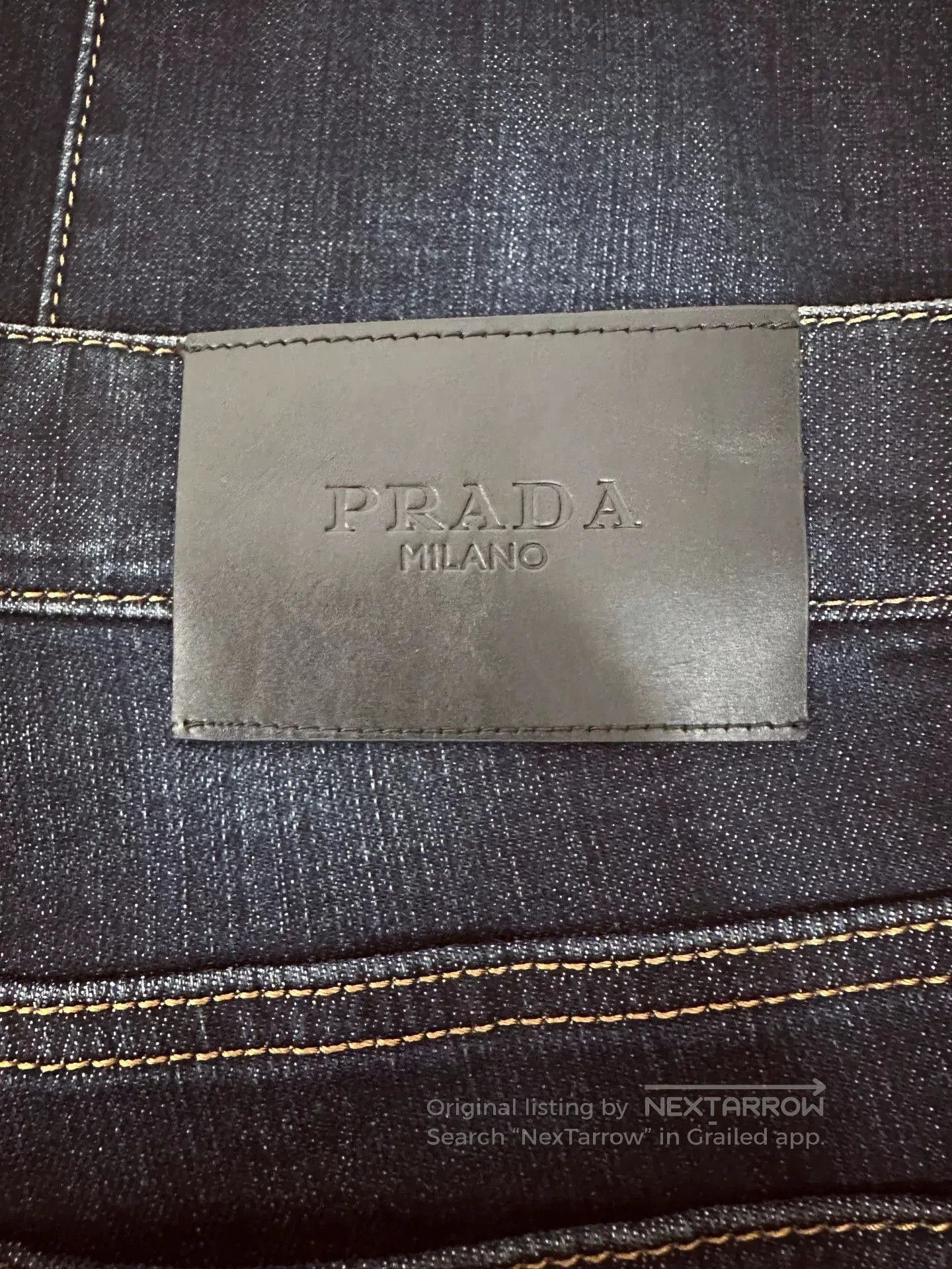 Prada PRADA Dark Blue Jeans Size 31. Size 31" - 5 Thumbnail