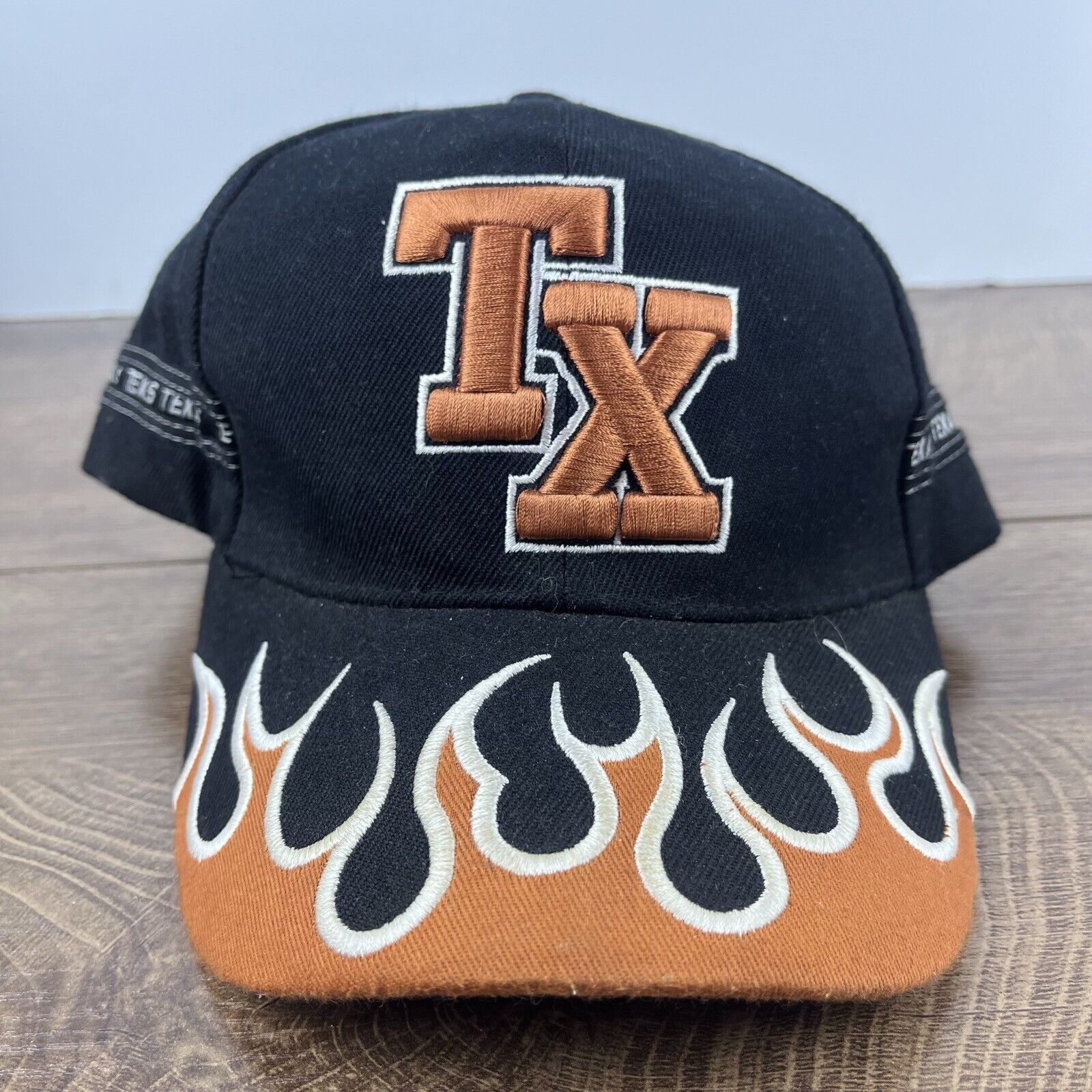 Other Texas Hat Black Orange Texas Hat Black Adjustable Hat Black Size ONE SIZE - 2 Thumbnail