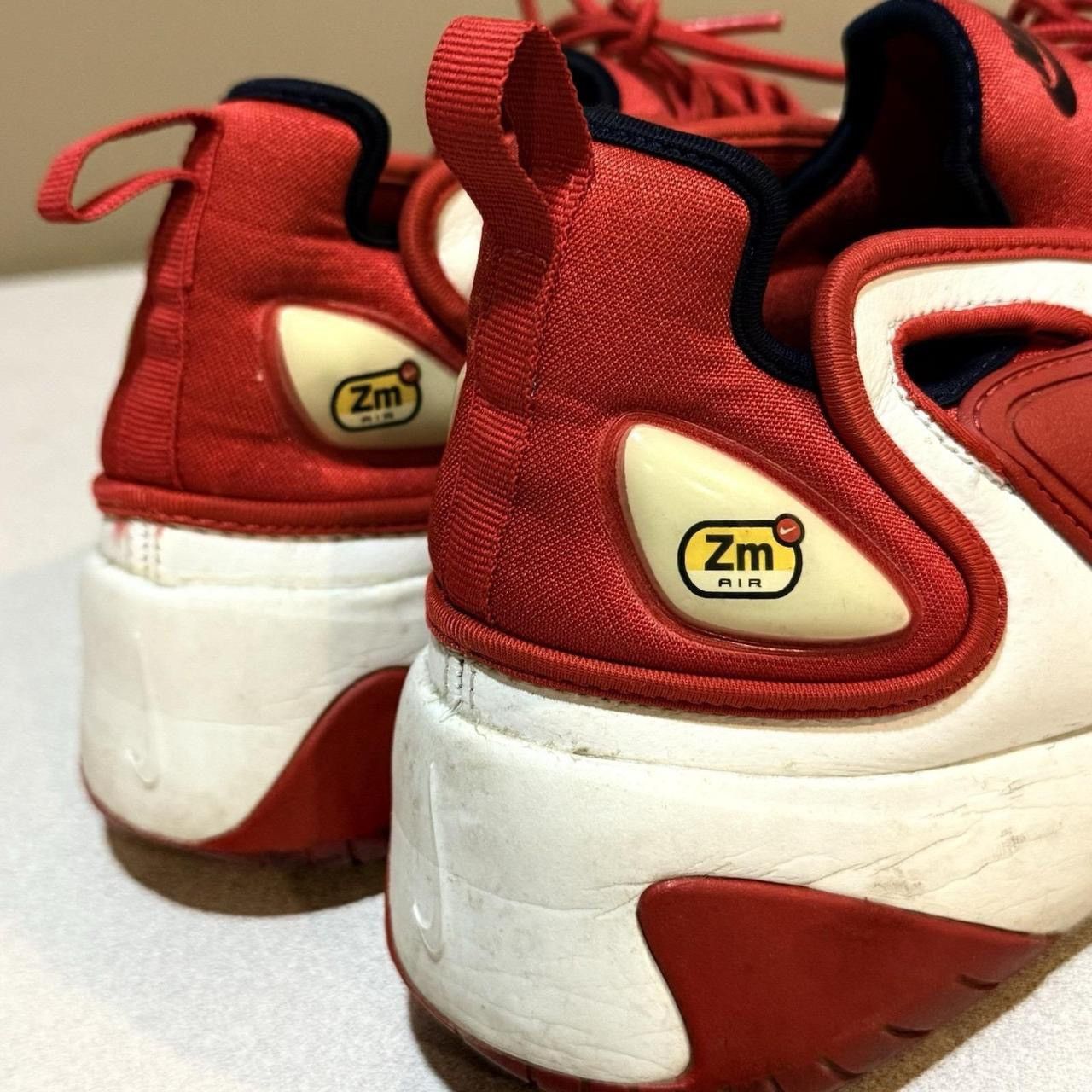 Nike Nike Zoom 2K Off White/Obsidian-University Red Shoes Size 9 Size US 9 / EU 42 - 2 Thumbnail