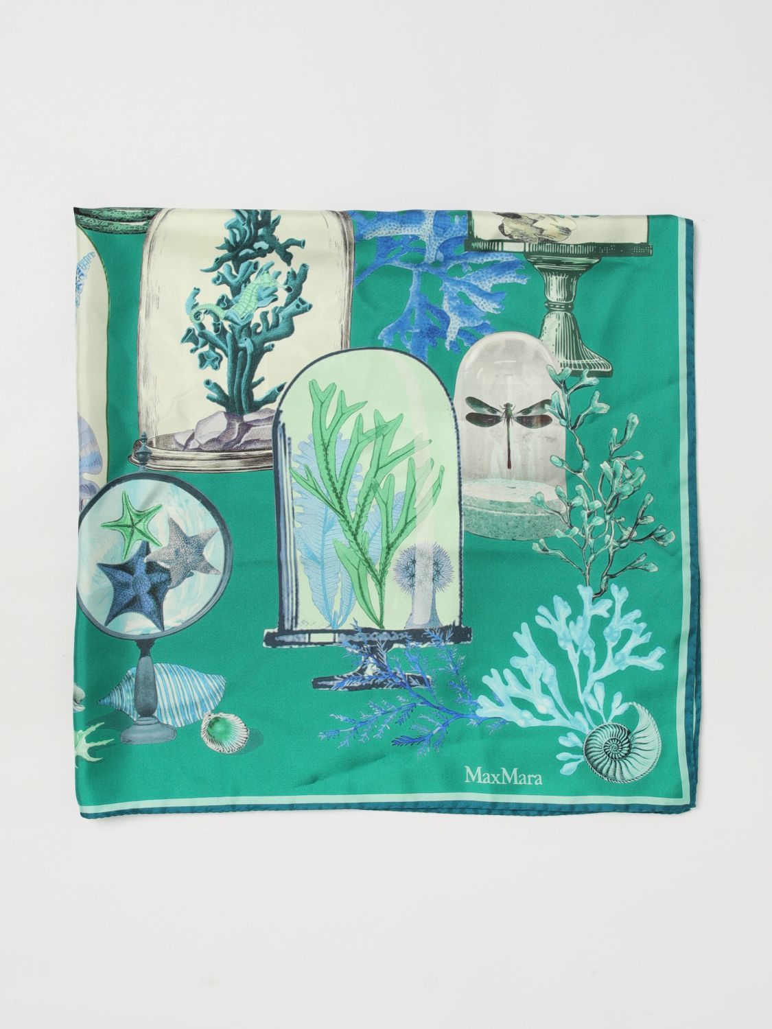 Max Mara Max Mara Neck Scarf Woman Green Size ONE SIZE - 1 Thumbnail