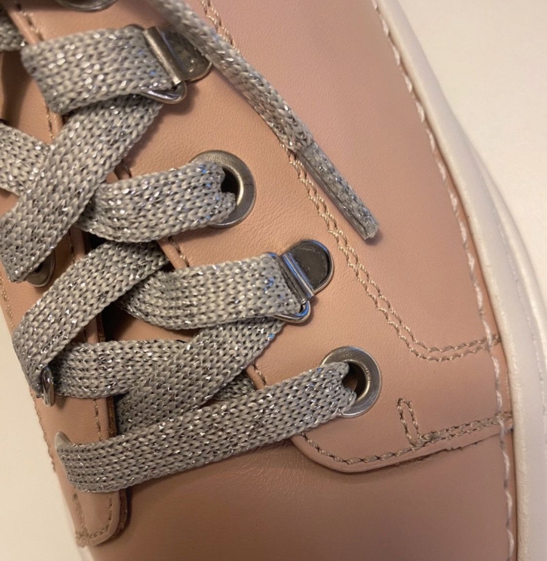 Quercioli Box-sole sneakers in two-tone leather Size US 8 / IT 38 - 6 Thumbnail