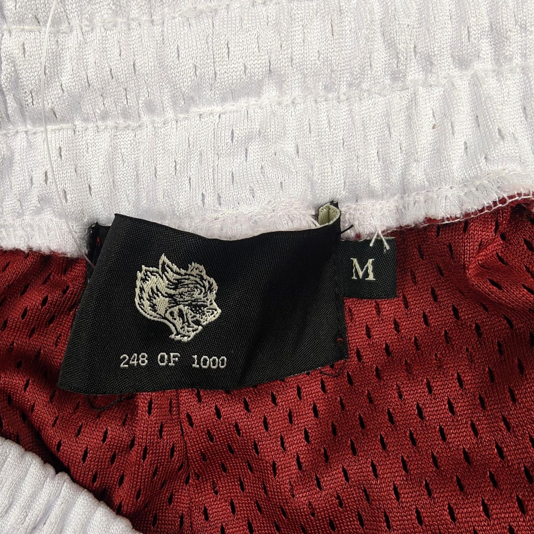 Darc Sport Darc Sport Wolf Basketball Shorts Mens Medium Maroon Zip Pockets New Size US 31 - 2 Thumbnail