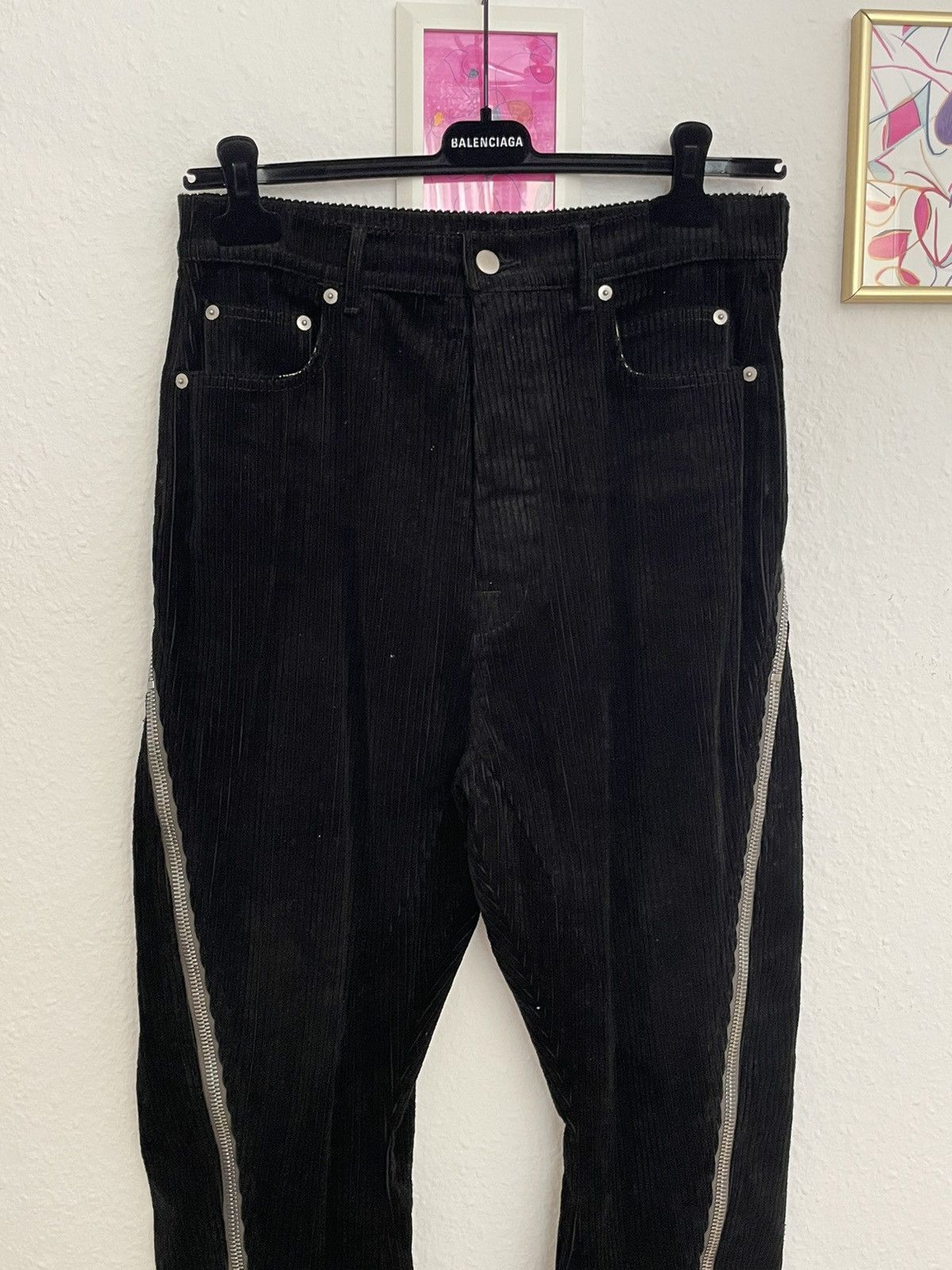 Rick Owens NWT Rick Owens FW22 “Strobe” Bolan Banana Cut Corduroy Size US 30 / EU 46 - 9 Thumbnail
