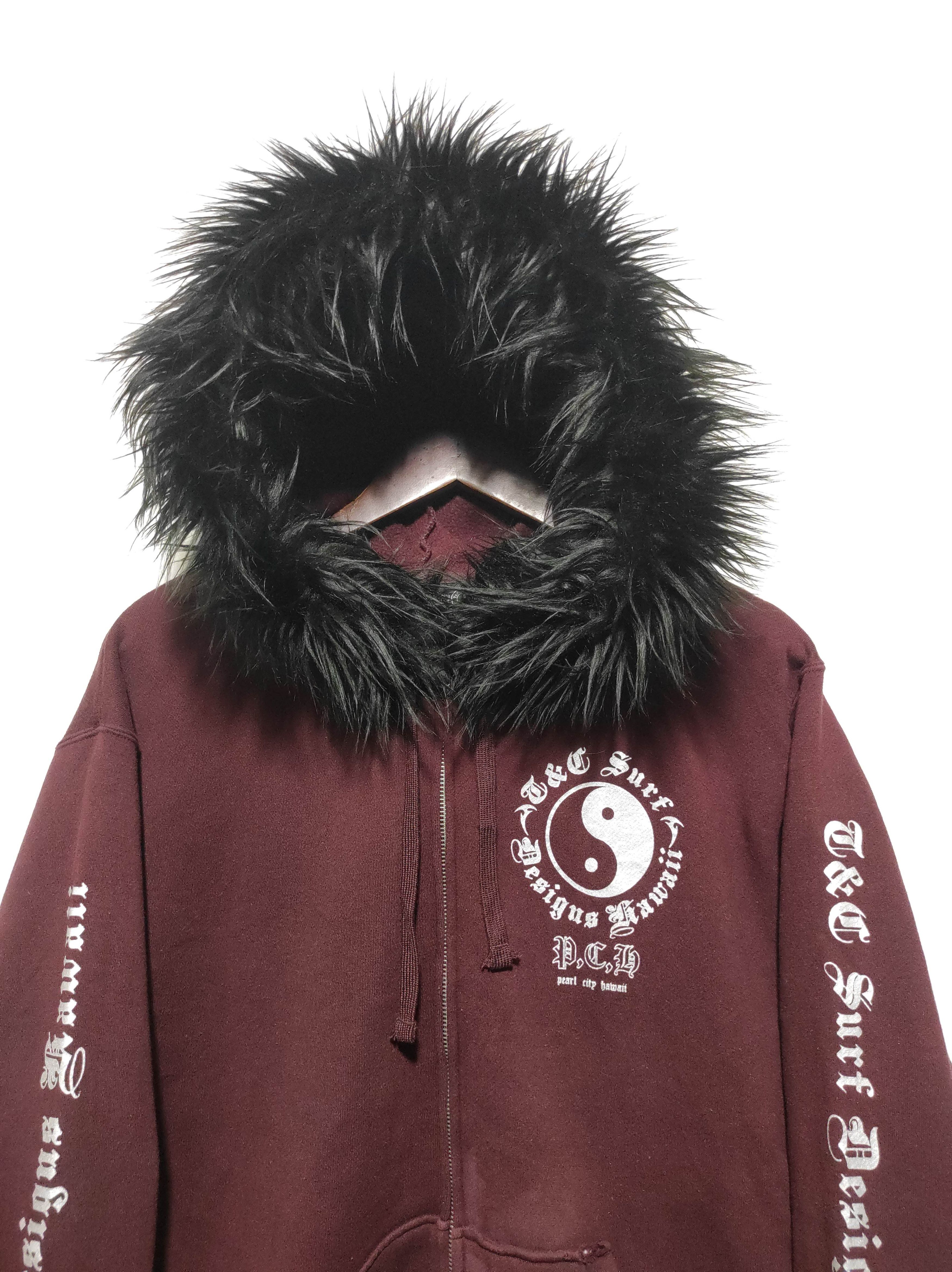 Affliction T&C Surf Designs Zip Fur Hoodie IfSixWasNine LGB style Size US L / EU 52-54 / 3 - 3 Thumbnail
