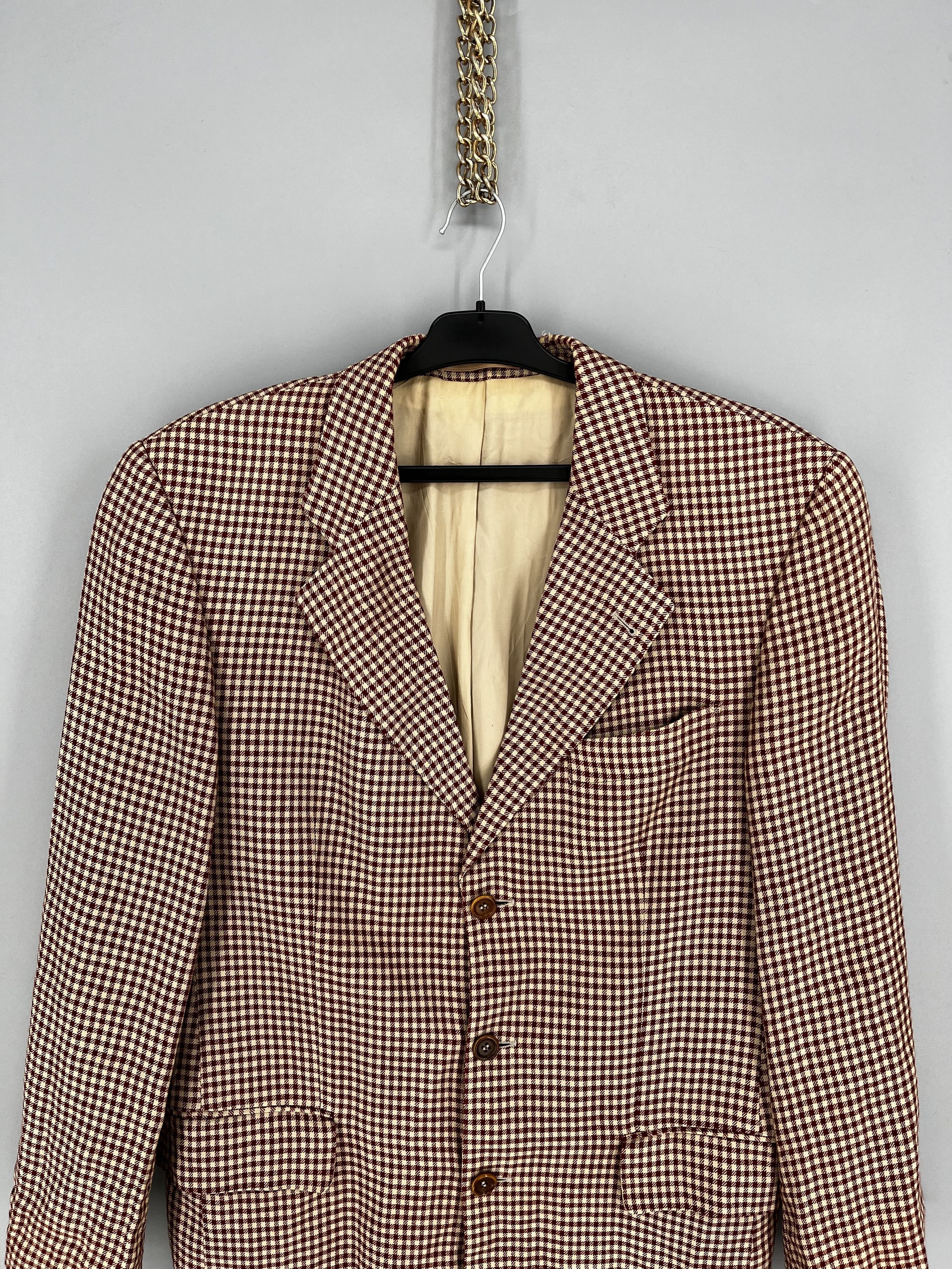 Hugo Boss Hugo Boss Vintage Linen Blazer 48 Solbiati Natural Kalkutta Size 48S - 6 Thumbnail