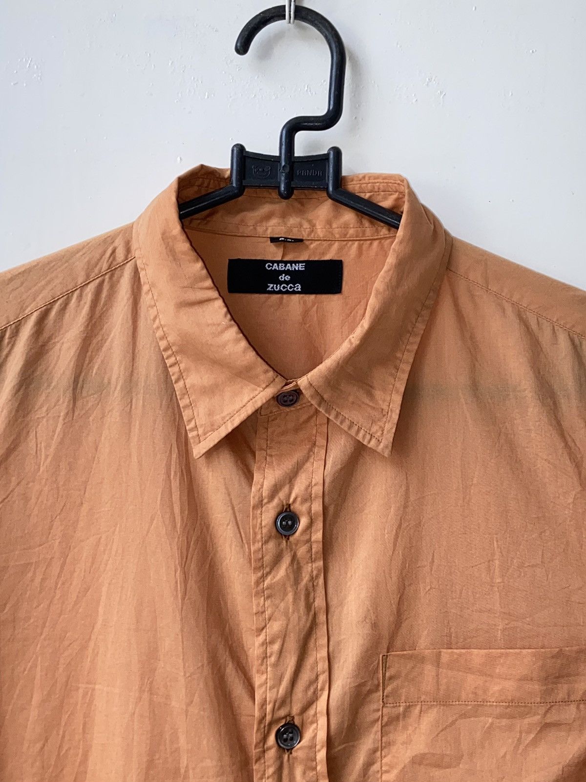 CABANE de ZUCCa × Issey Miyake CABANE DE ZUCCA Orange Shirt Size US S / EU 44-46 / 1 - 12 Thumbnail