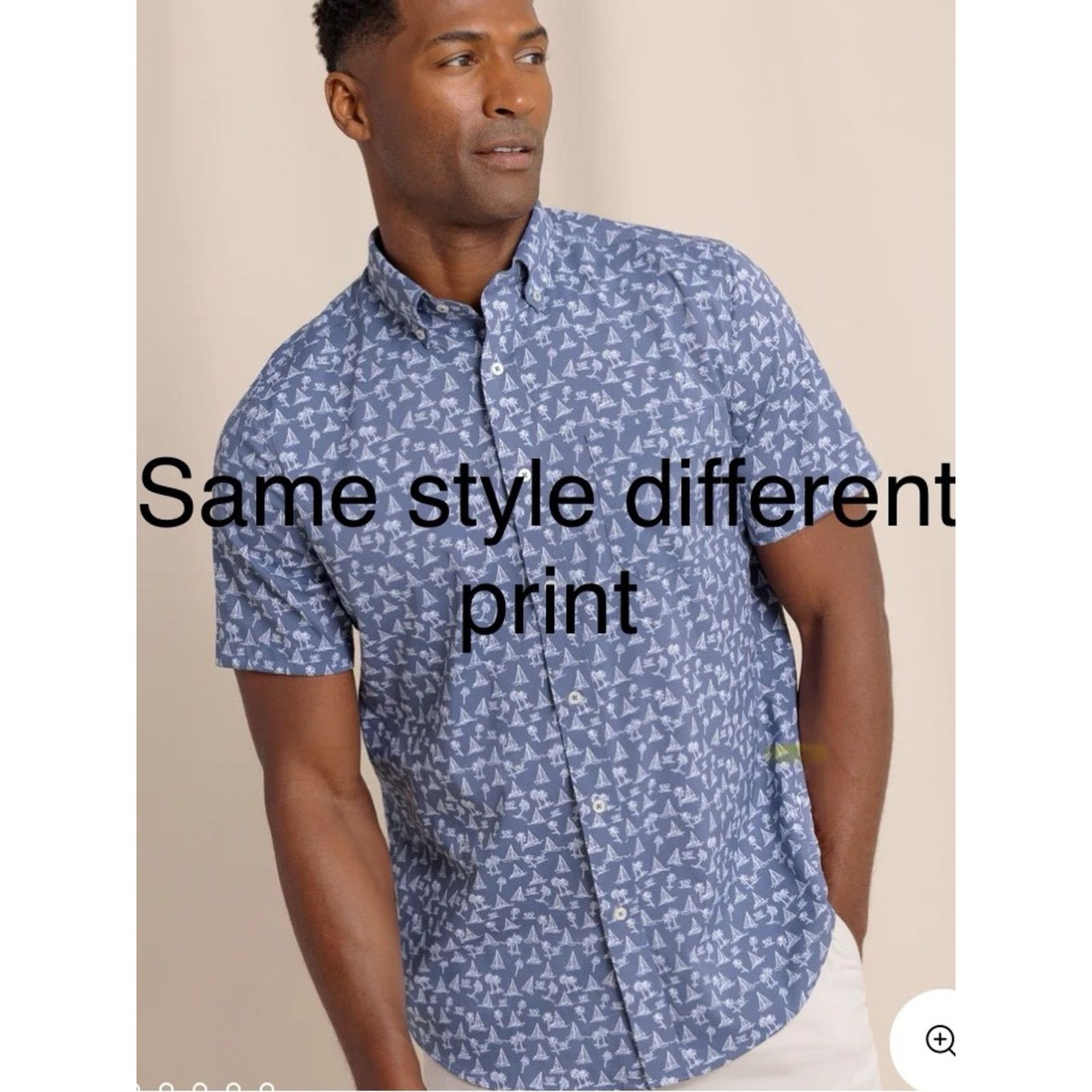 Southern Tide Southern Tide $128 Intercoastal Shirt Shadow Wood CC S Size US S / EU 44-46 / 1 - 12 Thumbnail