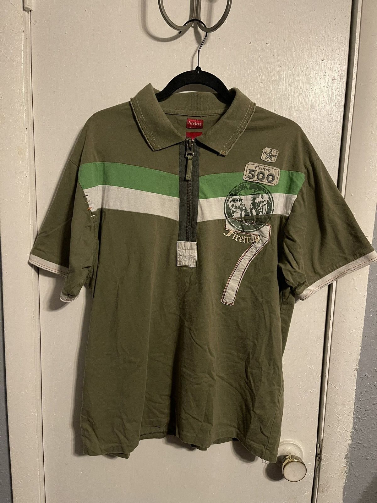 Firetrap Firetrap Zip Up Polo Shirt Size US L / EU 52-54 / 3 - 1 Thumbnail