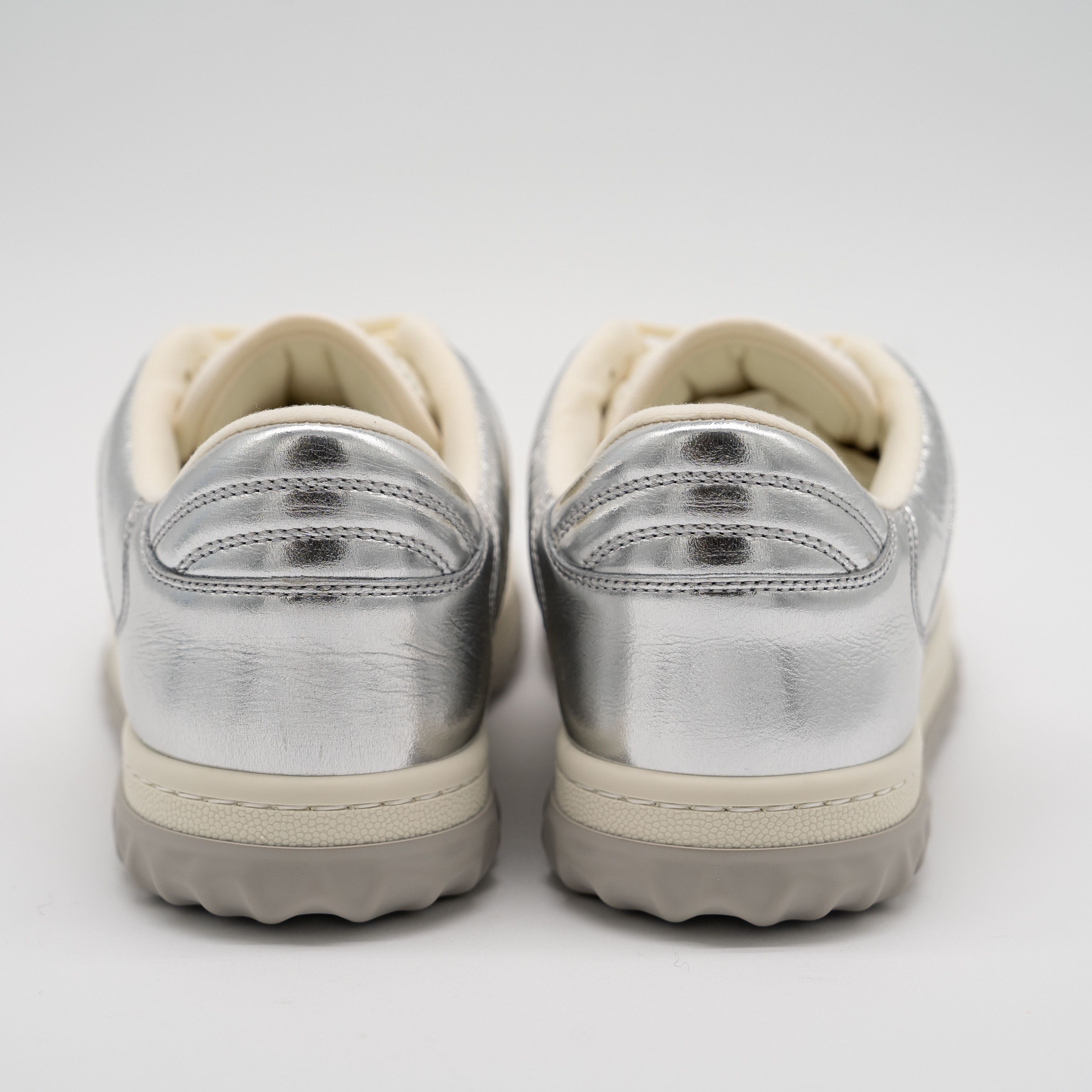 Gucci Gucci MAC80 Sneakers Metallic Silver Grey White GG Size US 6.5 / IT 36.5 - 5 Thumbnail