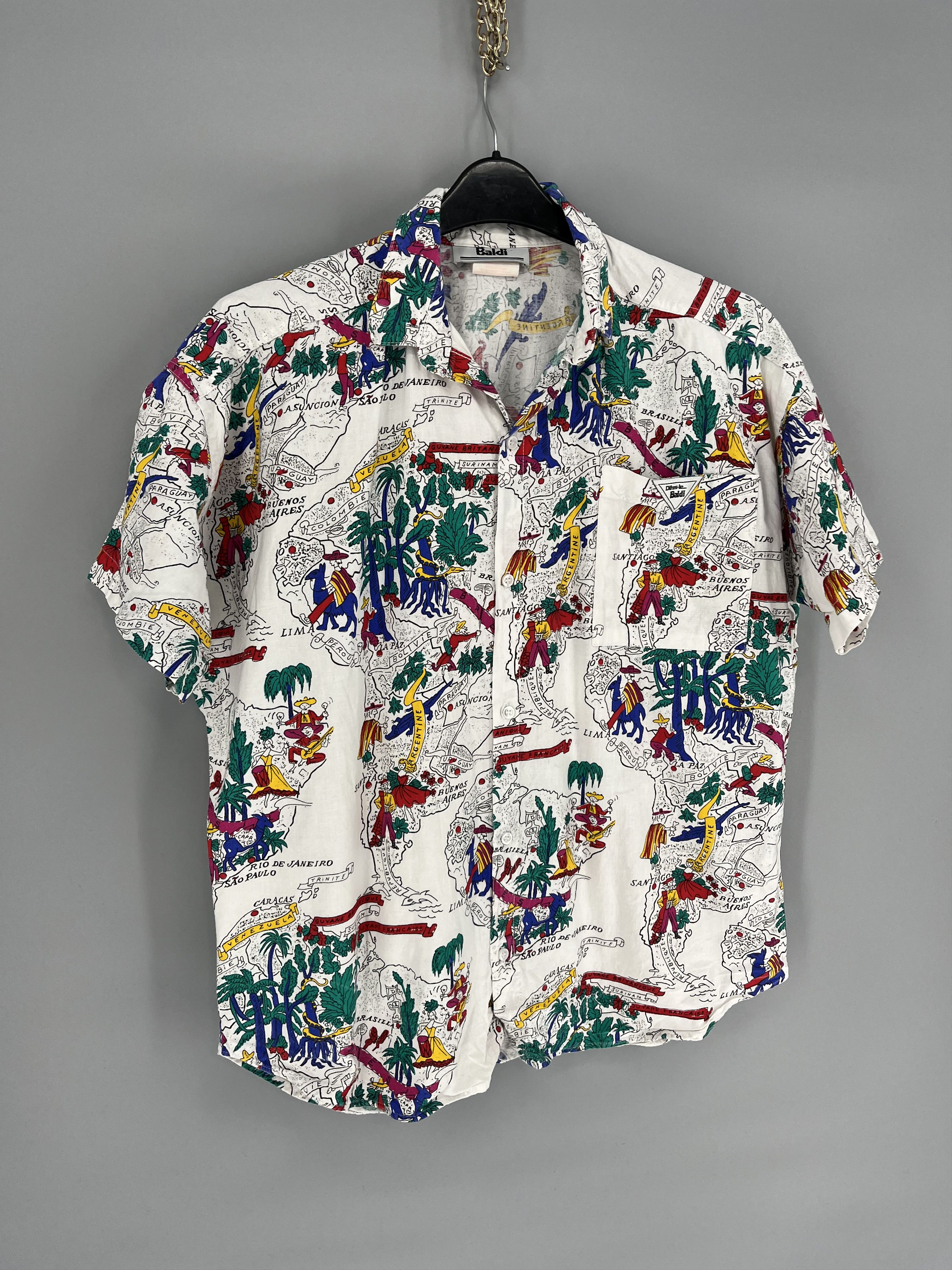 Other Mens Vintage Crazy Shirt BALI Indonesia Hawaiian Size L Size US L / EU 52-54 / 3 - 3 Thumbnail