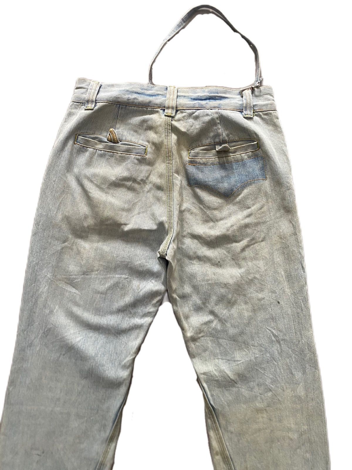 If Six Was Nine × Japanese Brand × The Rolling Stones JAPAN BRAND JOGE MARTIN DISTRESS PAINTED BANDANA DENIM Size US 31 - 6 Thumbnail