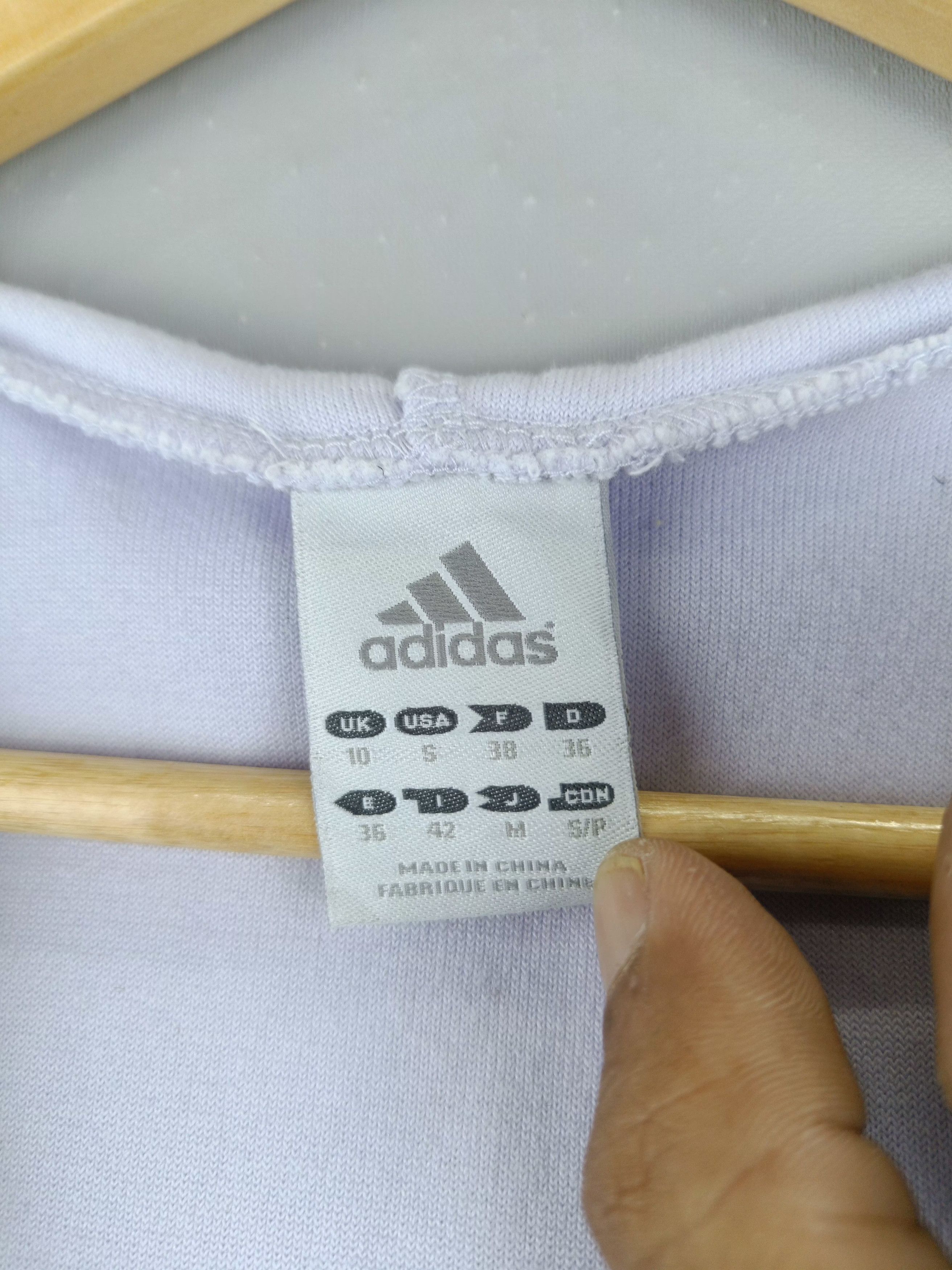 Adidas Vintage Y2k ADIDAS Hoodie Mini Dress Size M / US 6-8 / IT 42-44 - 6 Thumbnail