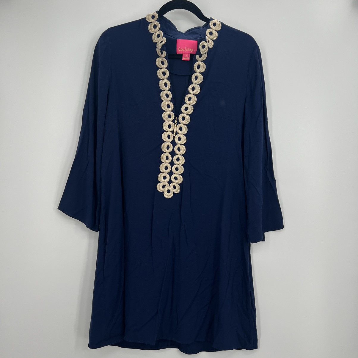 Lilly Pulitzer Lilly Pulitzer Gracelynn Mini Dress 3/4 Sleeve A-line Tunic Size M / US 6-8 / IT 42-44 - 4 Thumbnail