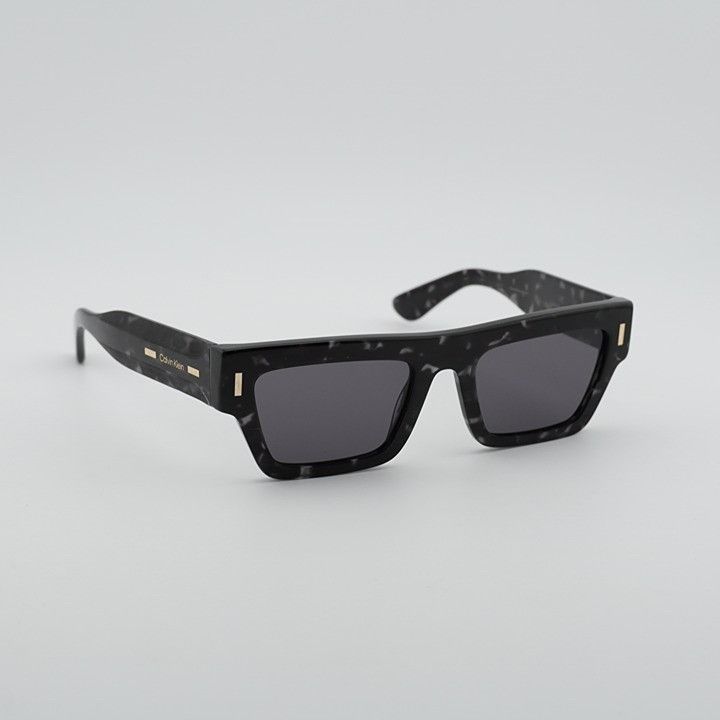 Calvin Klein Calvin Klein CK25510S 223 Unisex Sunglasses Grey Rectangle Size ONE SIZE - 1 Thumbnail