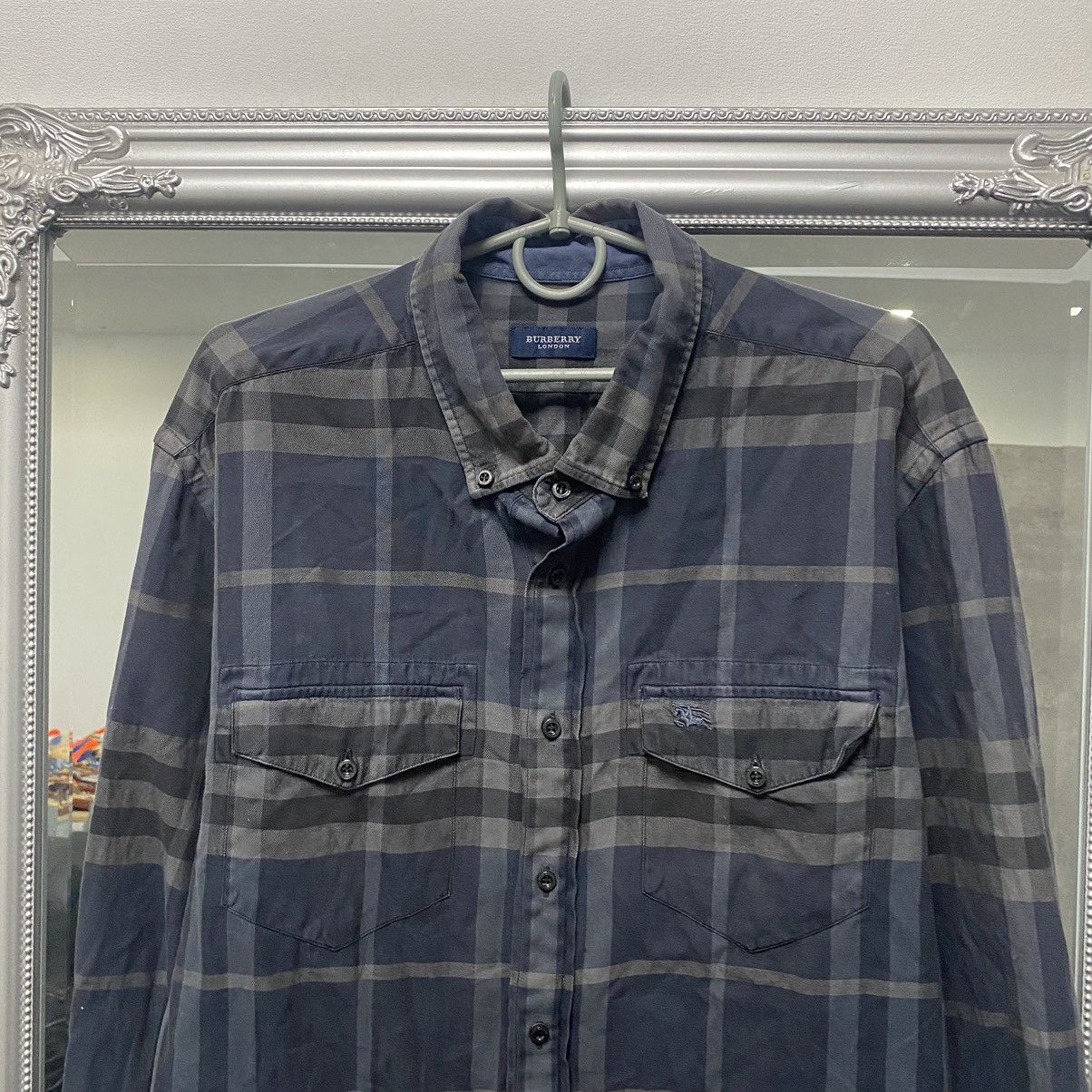 Burberry Vintage burberry Shirt Size US M / EU 48-50 / 2 - 2 Thumbnail