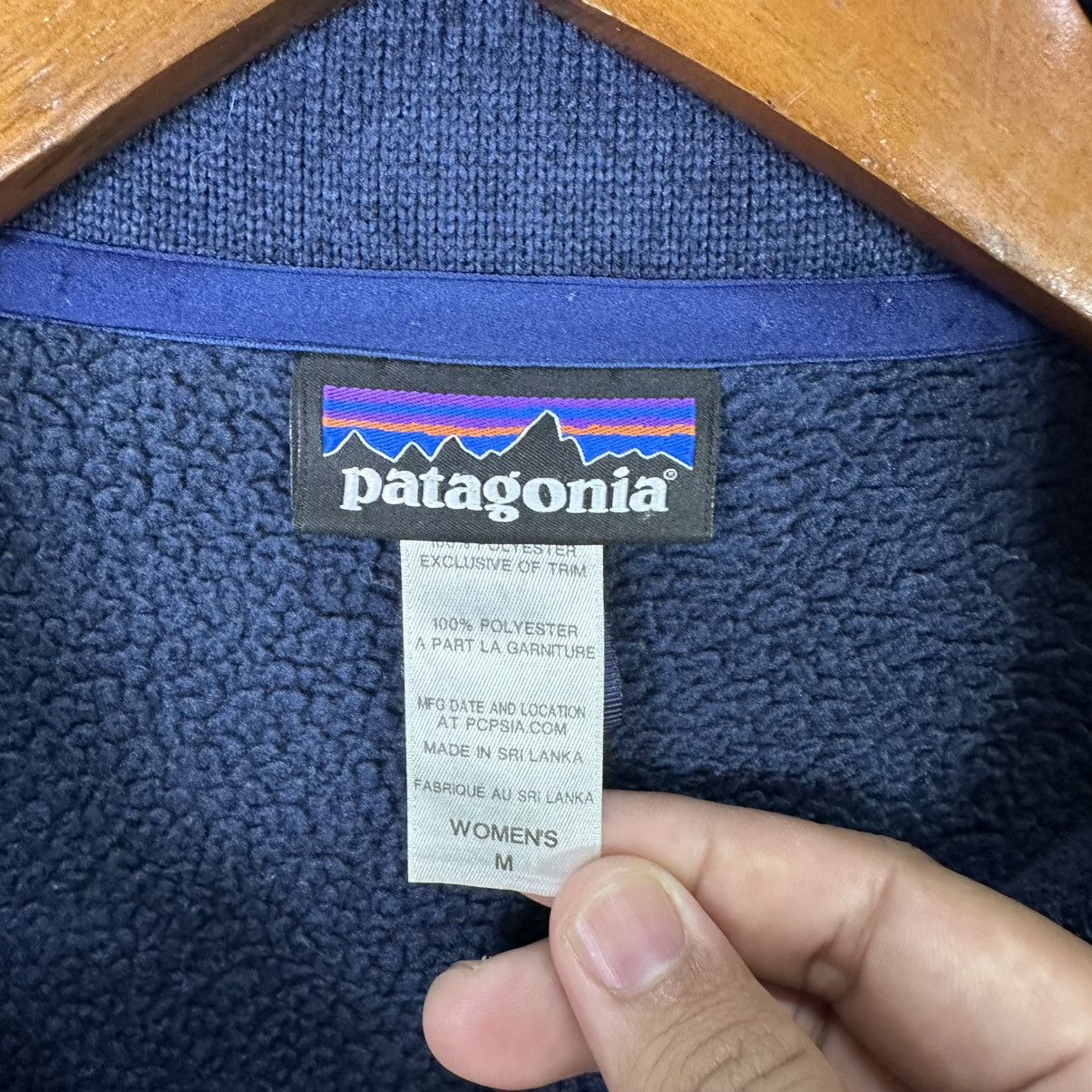 Patagonia Patagonia Fleece Peacoat Jacket Navy Blue Womens Size M / US 6-8 / IT 42-44 - 3 Thumbnail