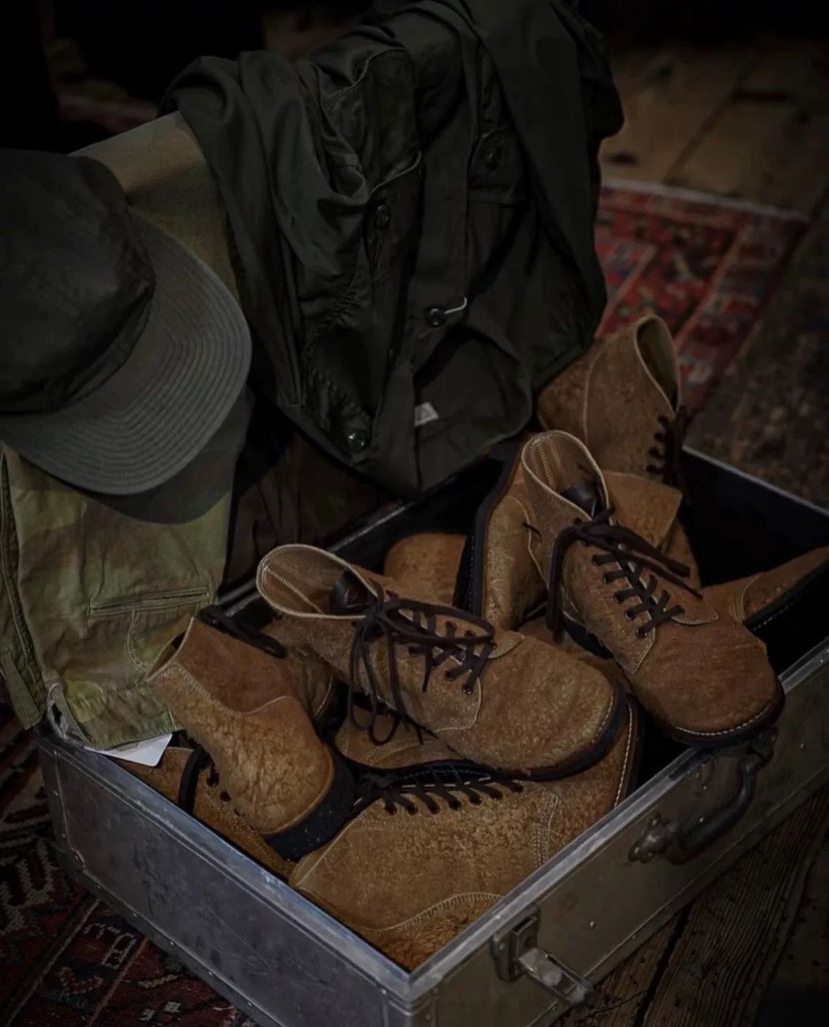 Red Wing Lua × Skoob M-43 Suede Boot Size US 10 / EU 43 - 2 Thumbnail