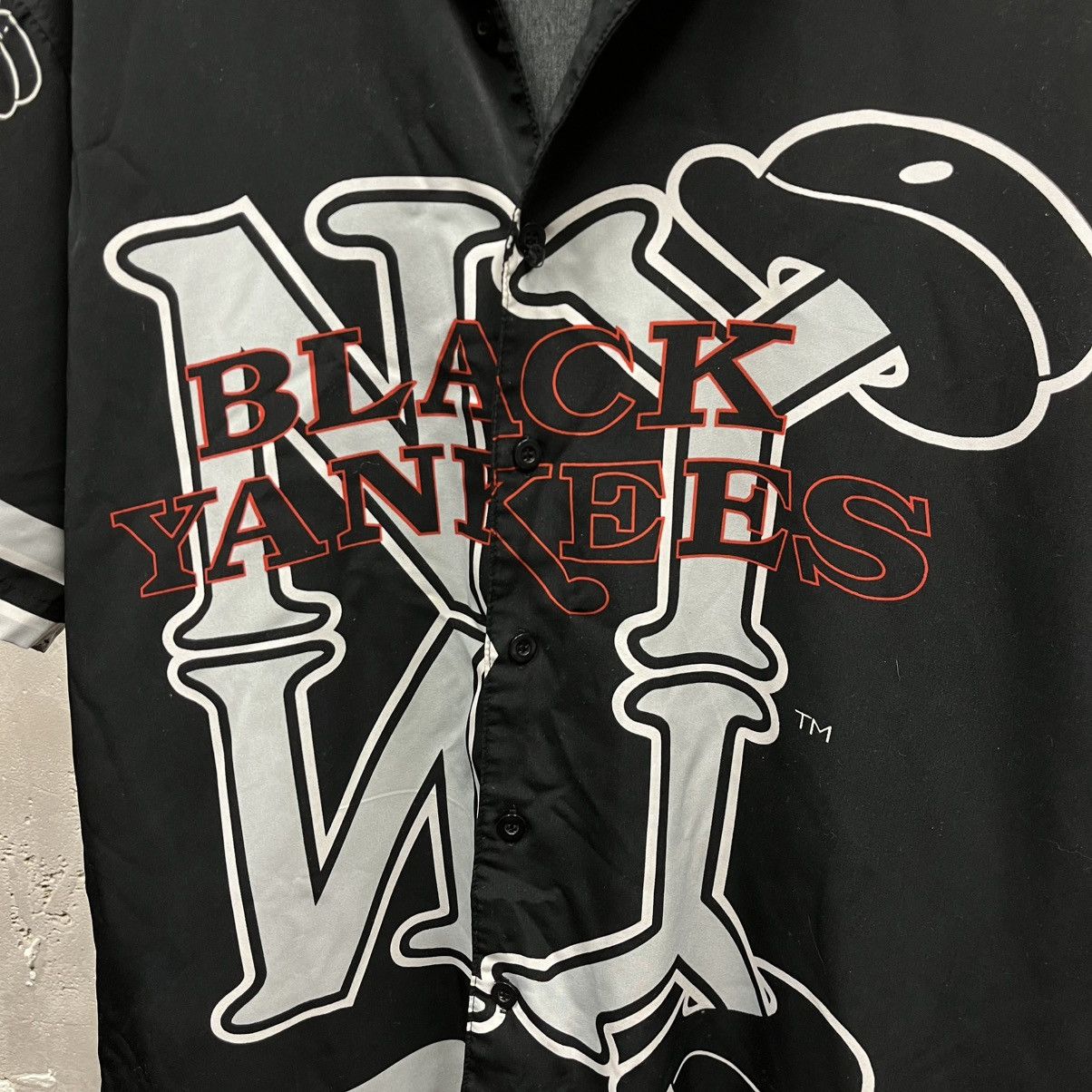 Other Vintage J Plus Black Yankees Baseball Jersey Negro Leagues L Size US L / EU 52-54 / 3 - 2 Thumbnail