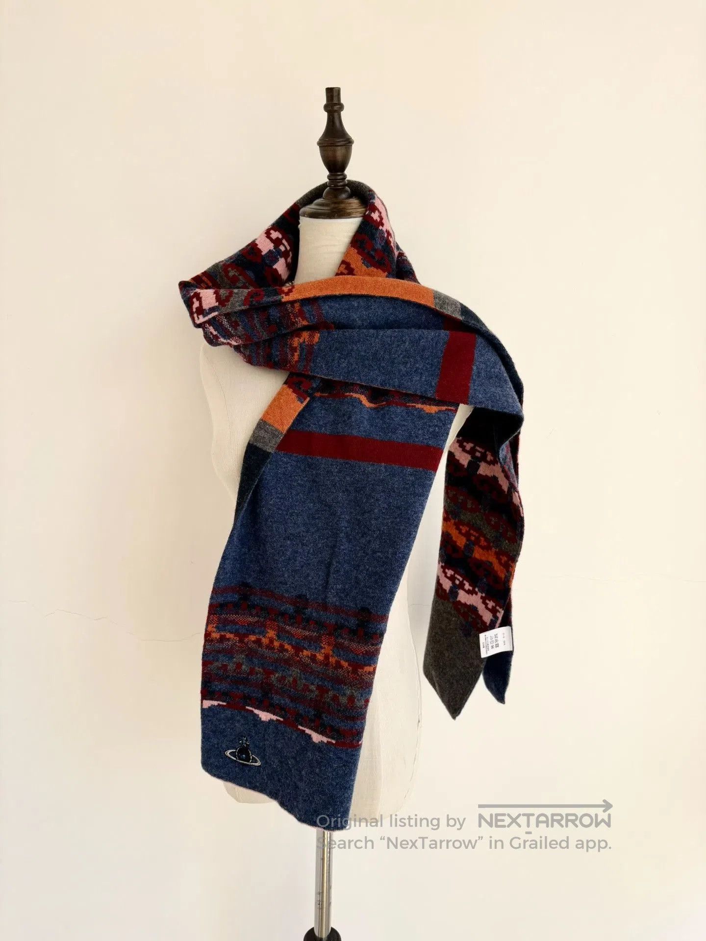 Vivienne Westwood Vivienne Westwood Vintage Plaid Saturn Scarf. Size ONE SIZE - 4 Thumbnail