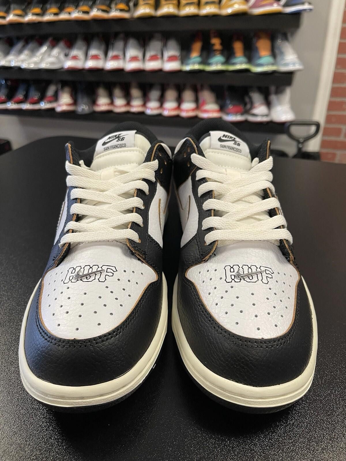 Nike Size 8 - Nike SB Dunk HUF San Francisco Low Mens Black White Size US 8 / EU 41 - 2 Thumbnail