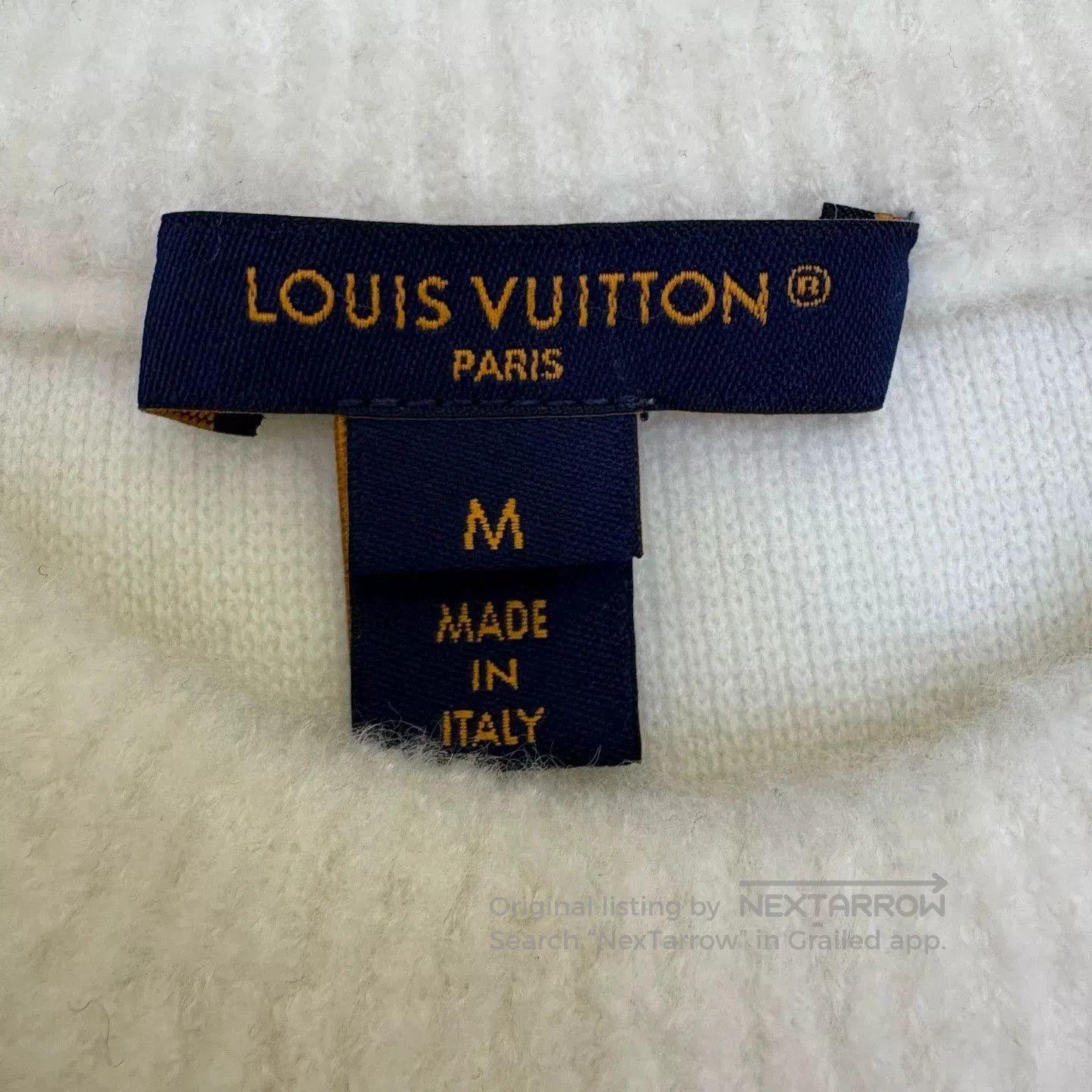 Louis Vuitton Louis Vuitton 25 Beige Logo Cashmere Sweater. Size US M / EU 48-50 / 2 - 7 Thumbnail