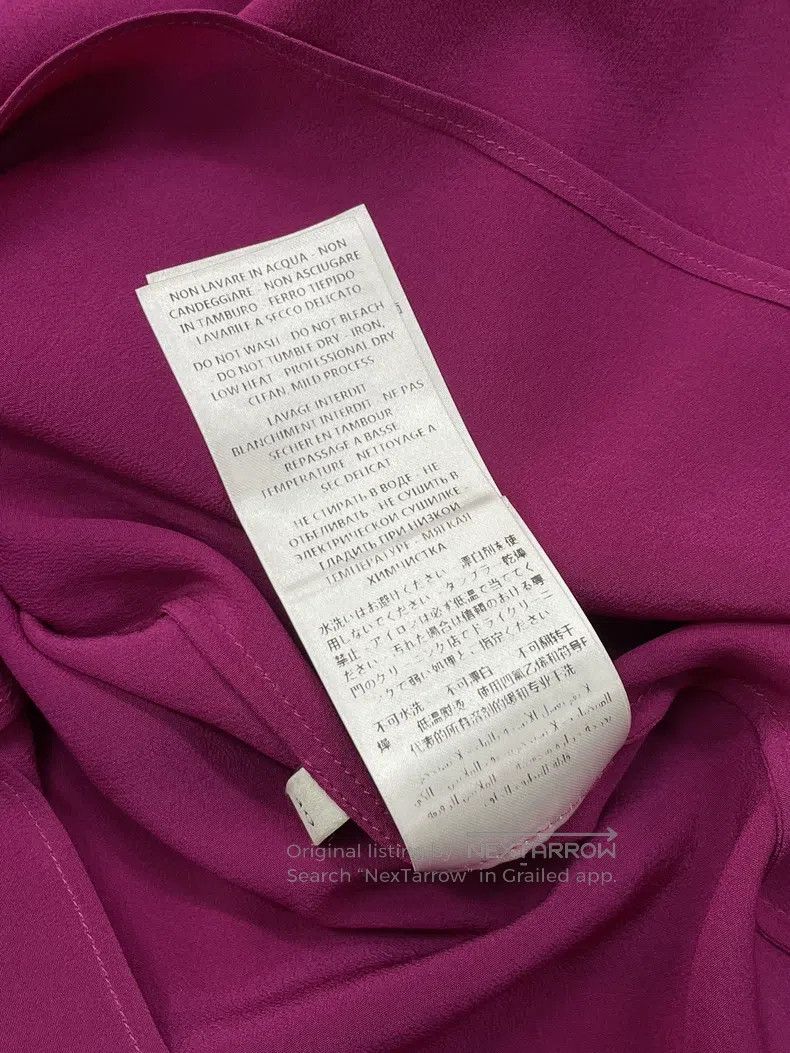 Gucci Gucci Rose pink rose red doll collar bow silk vest Size S / US 4 / IT 40 - 7 Thumbnail