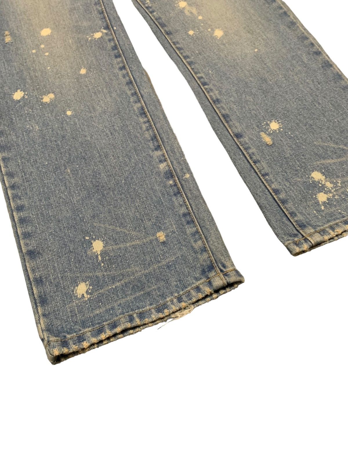 14th Addiction Vintage Japanese Brand Camo Double Waisted Splatter Jeans Size US 30 / EU 46 - 9 Thumbnail