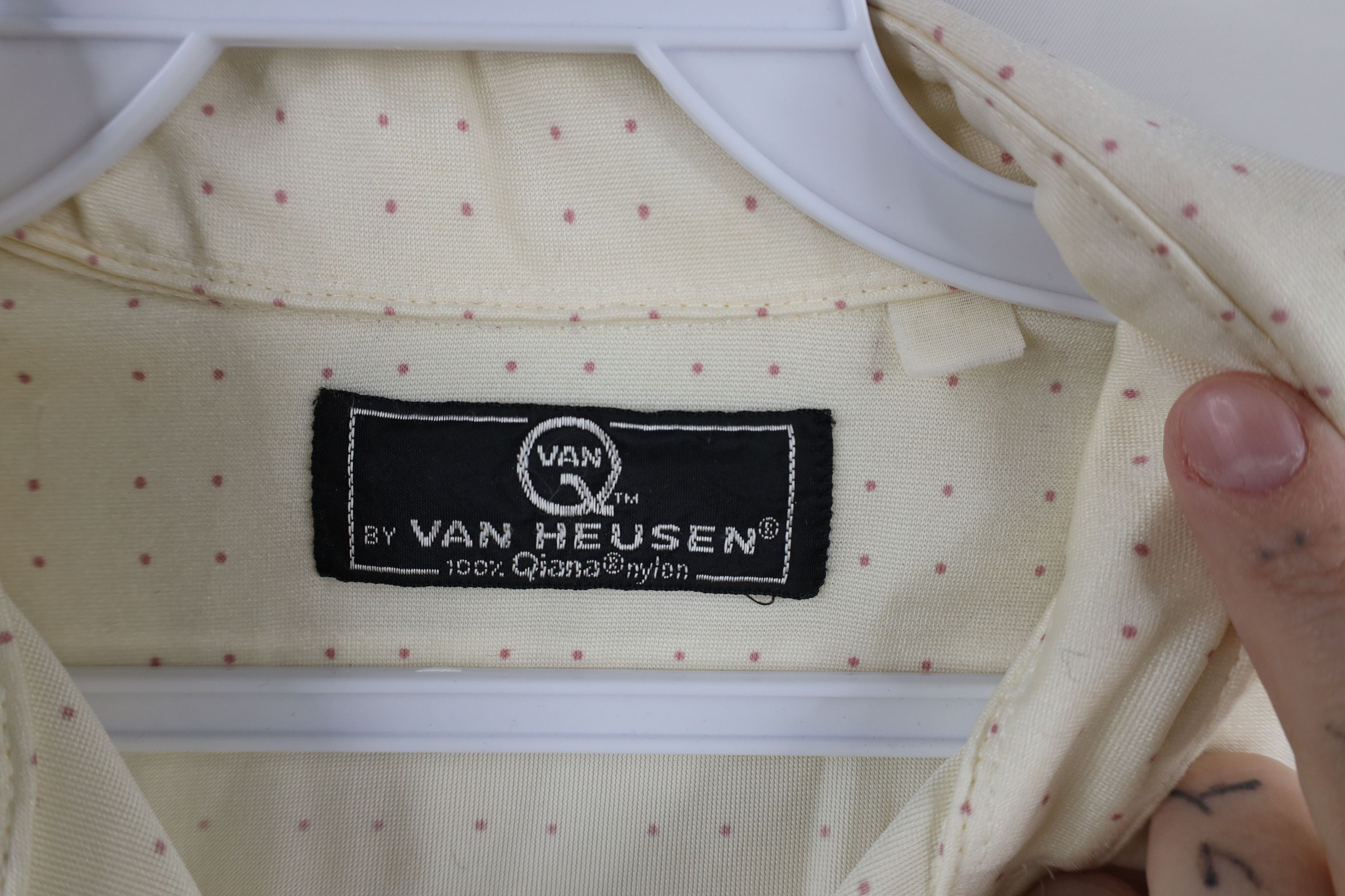 Vintage Vintage 70s Streetwear Dot Knit Short Sleeve Button Shirt Size US M / EU 48-50 / 2 - 9 Thumbnail