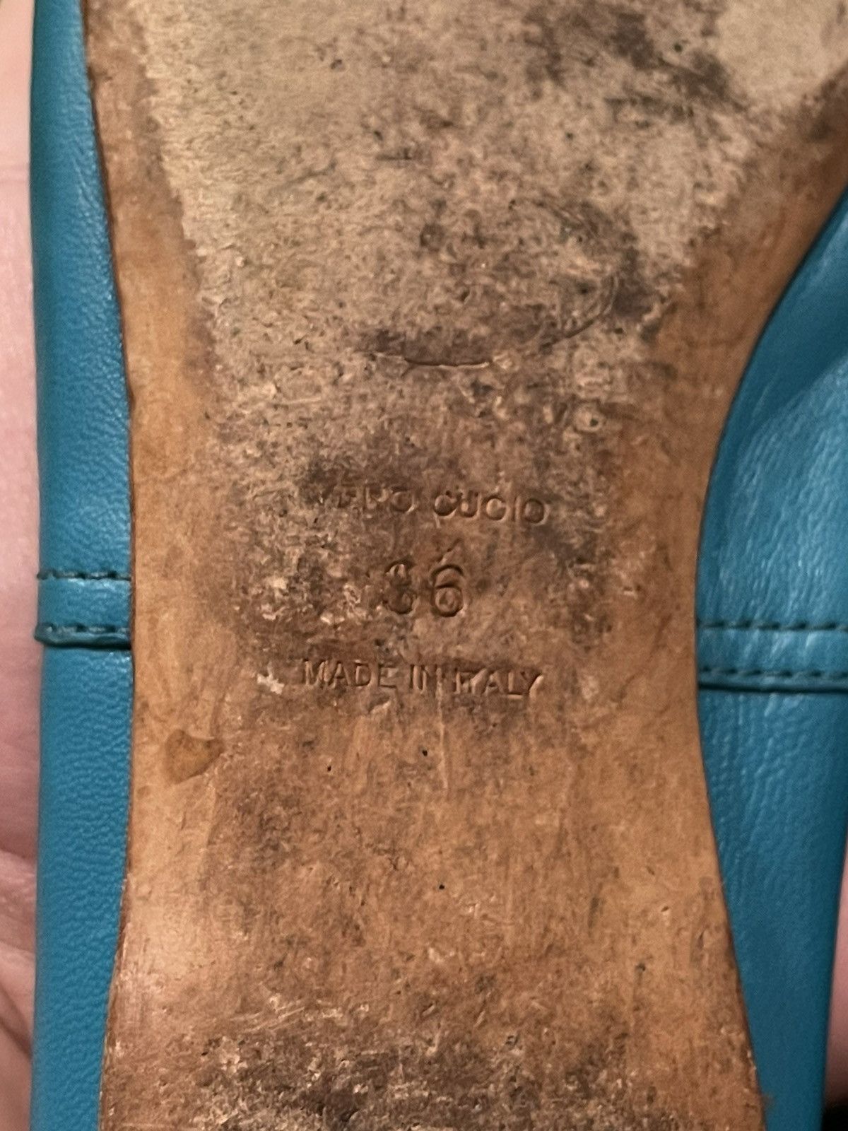 Prada × Vintage Prada 2000s vintage real leather ballet flats Size US 6 / IT 36 - 8 Thumbnail