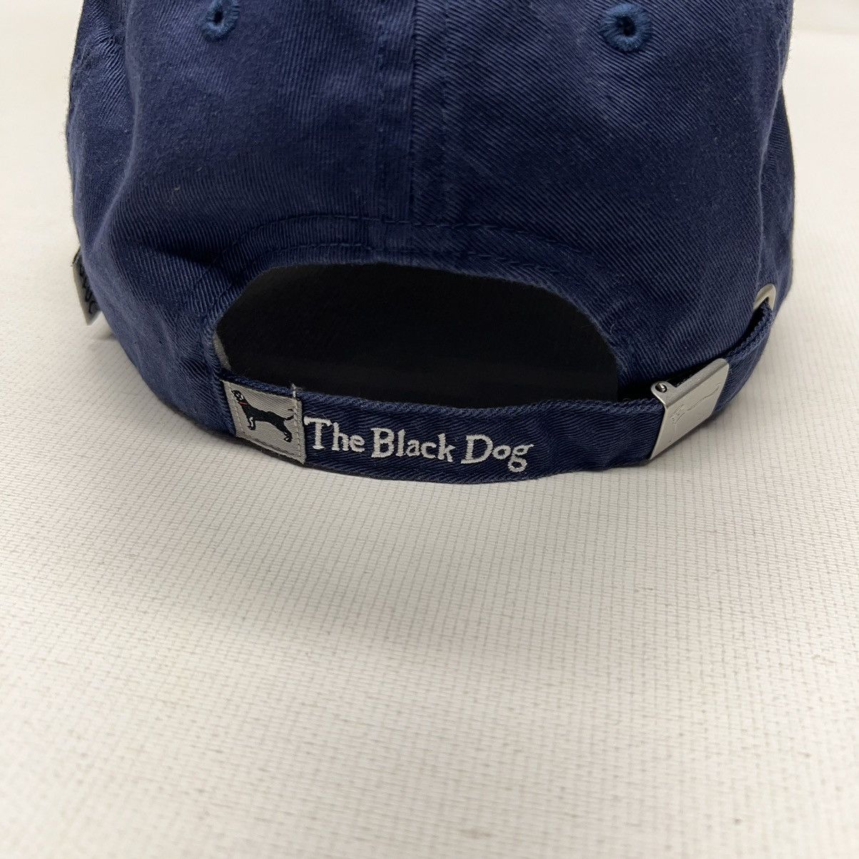 Other The Black Dog Hat Cap Blue Logo Strap Back Navy Embroidered Size ONE SIZE - 8 Thumbnail