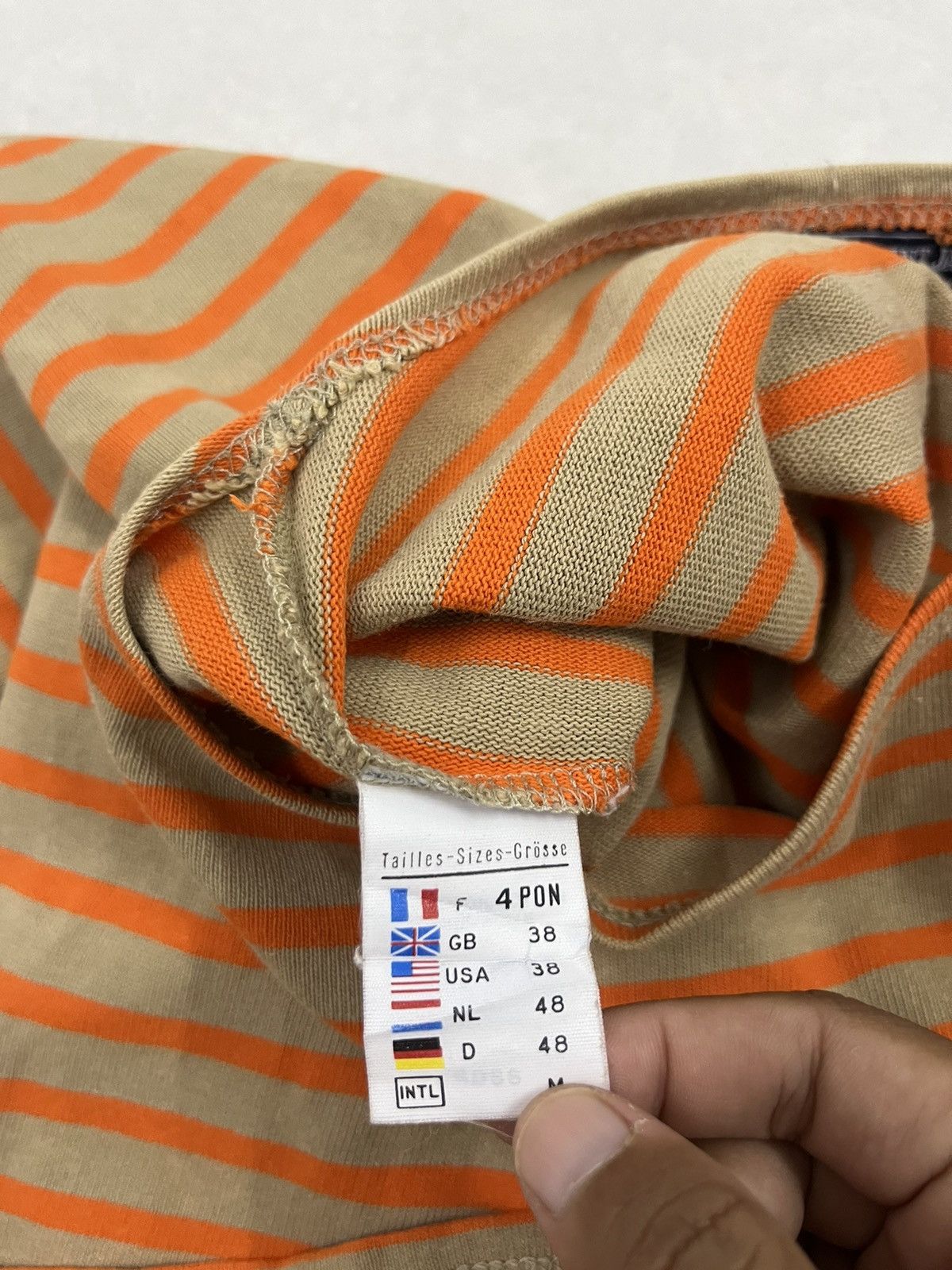 A$AP Rocky × Saint James Saint James Meridien Striped Shirt Size US M / EU 48-50 / 2 - 6 Thumbnail