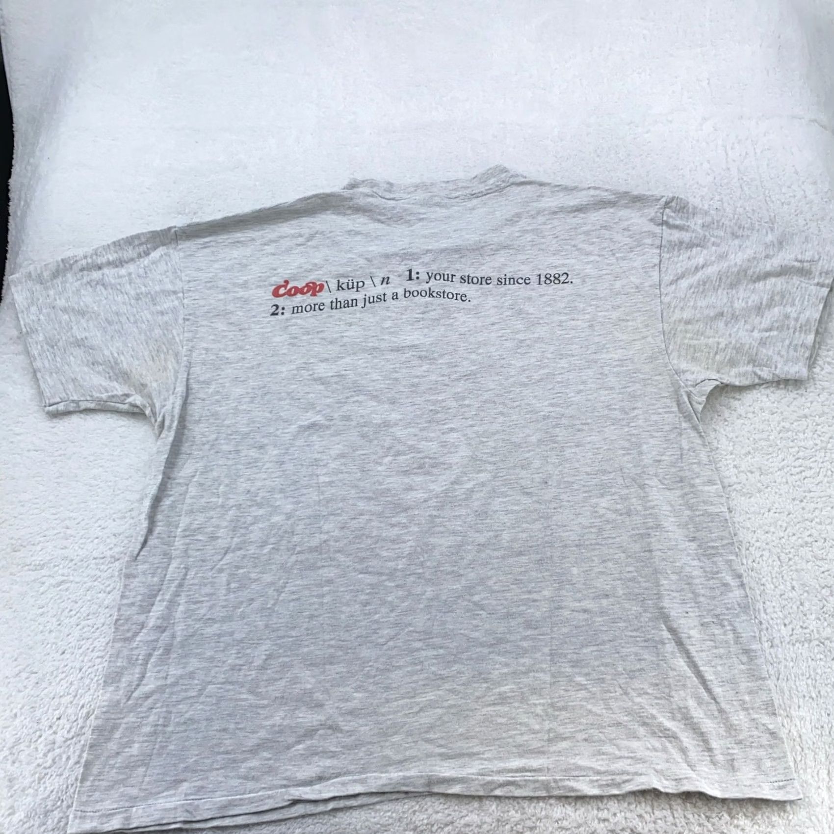 Hanes VINTAGE MIT The Coop Shirt Mens L Gray 90s College MIT Graphic Print Crew Neck Short Sleeve Hanes Shirt Mens L Size US L / EU 52-54 / 3 - 4 Thumbnail