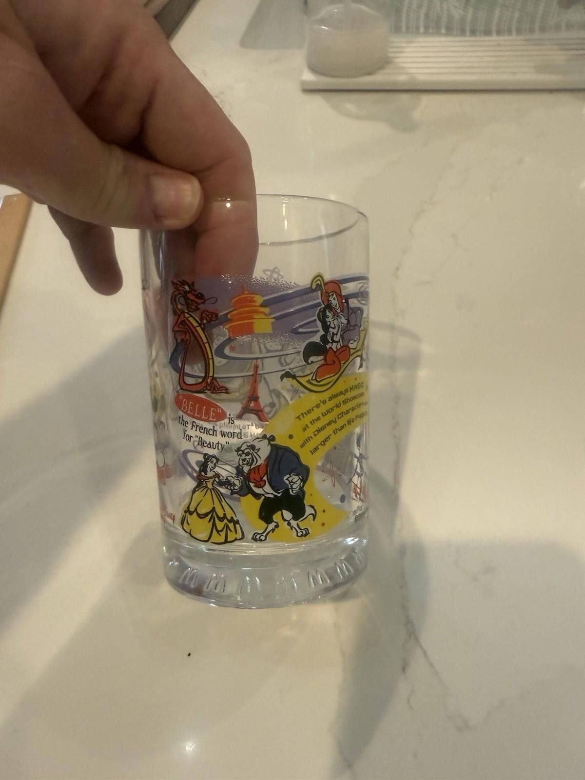 Designer Disney World Epcot Center 100 McDonalds 16 Oz Glass Size ONE SIZE - 4 Thumbnail