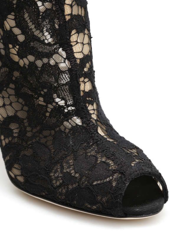 Dolce & Gabbana o1y0825 Spike Heel Ankle Boots in Black Size US 5.5 / IT 35.5 - 3 Thumbnail