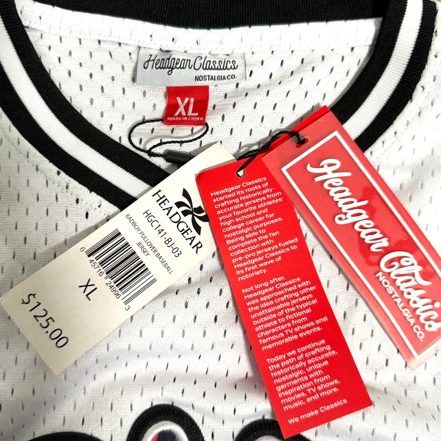 Other Headgear Classics Notorious BIG Bad Boy Biggie BB Jersey XL Size US XL / EU 56 / 4 - 3 Thumbnail