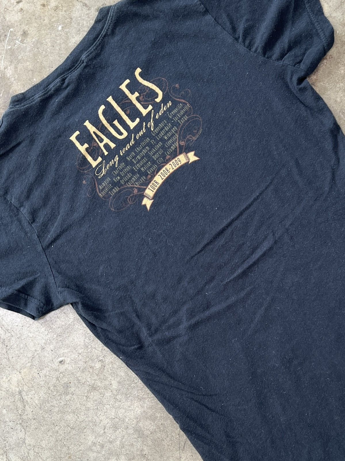 Band Tees × Vintage Vintage 2008 2009 Eagles Long Road Out Eden Tour Tee Small Size US S / EU 44-46 / 1 - 4 Thumbnail