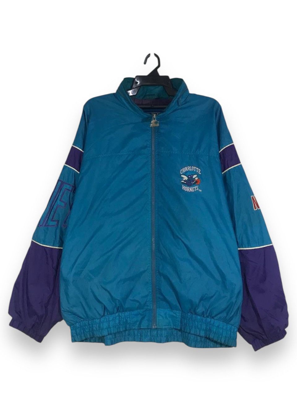 NBA × Starter Vintage 90s Starter Charlotte Hornets Full Zip