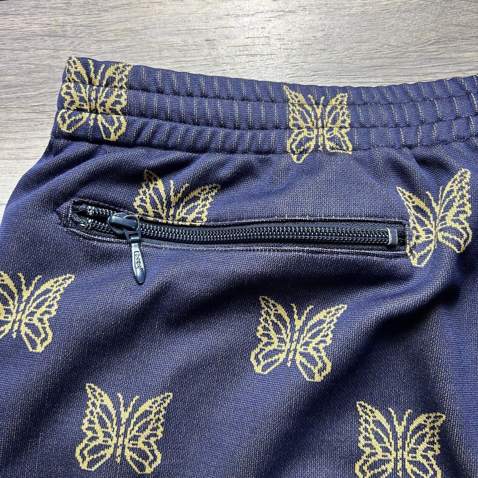 Needles Needles Papillon Track Pants Navy/Gold Large - Made in Japan Size ONE SIZE - 8 Thumbnail