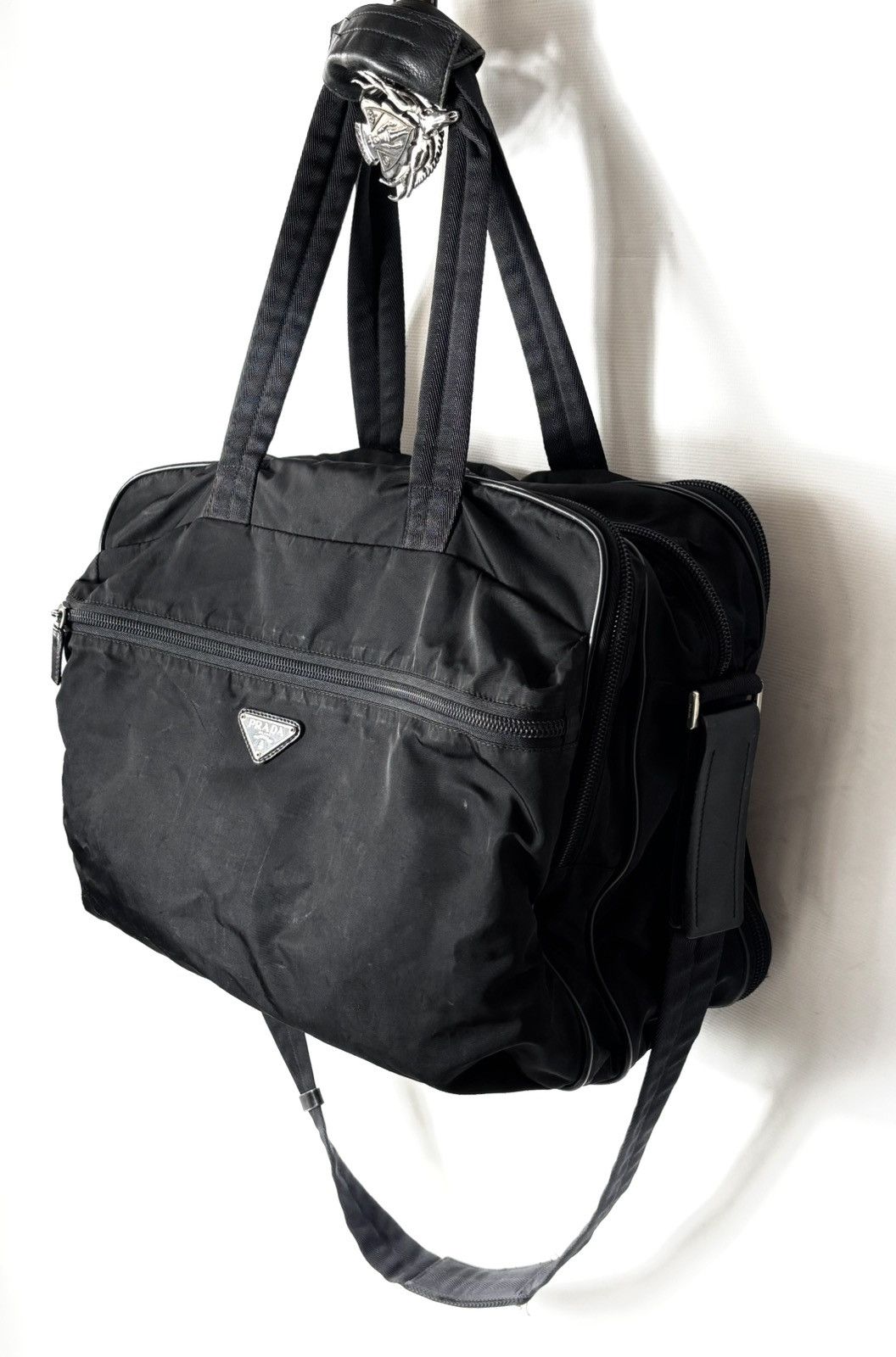 Prada × Vintage Vintage Prada Luggage Nylon Bag Size ONE SIZE - 3 Thumbnail