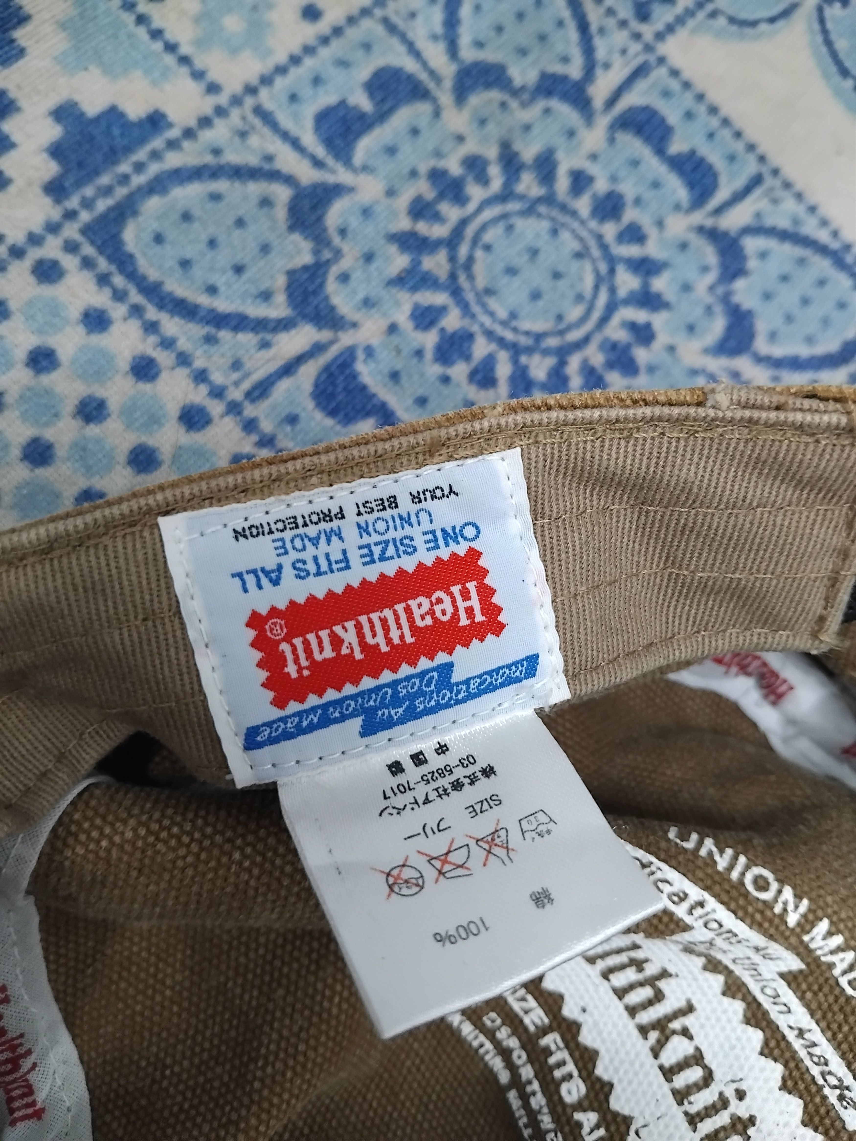 Japanese Brand 💥Healthknit union made brown cap Size ONE SIZE - 2 Thumbnail