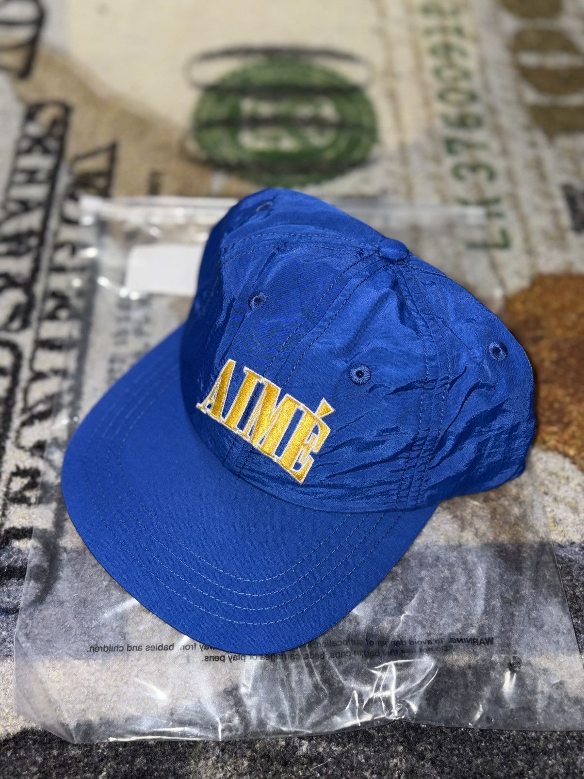 Aime Leon Dore Aime Leon Dore Nylon Crusher Hat Blue Size ONE SIZE - 2 Thumbnail