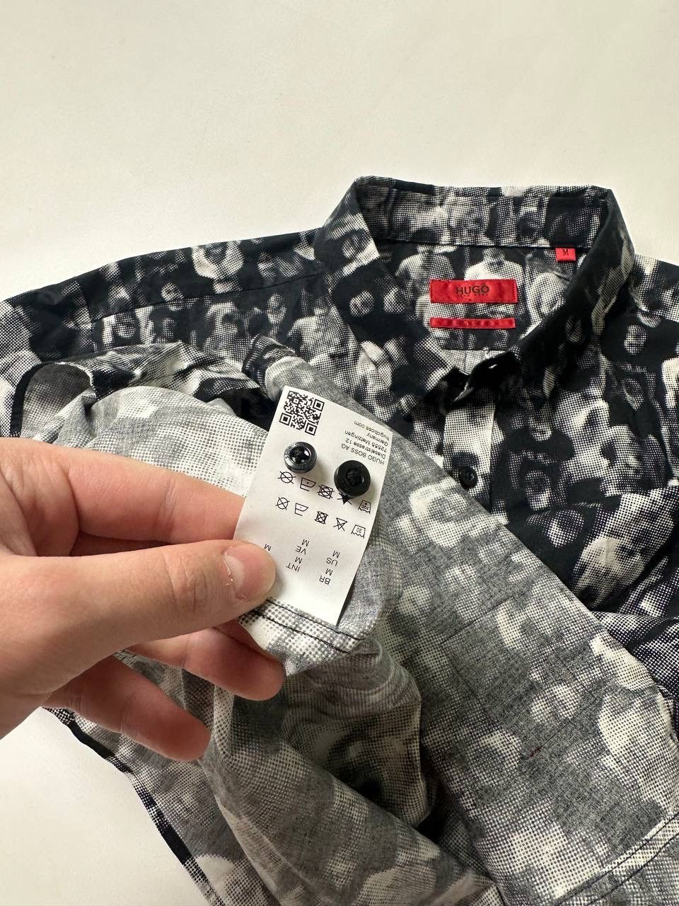 Hugo RRP 140$ Hugo CDG Style Ero3-W Printed Extra Slim Shirt Size US M / EU 48-50 / 2 - 7 Thumbnail