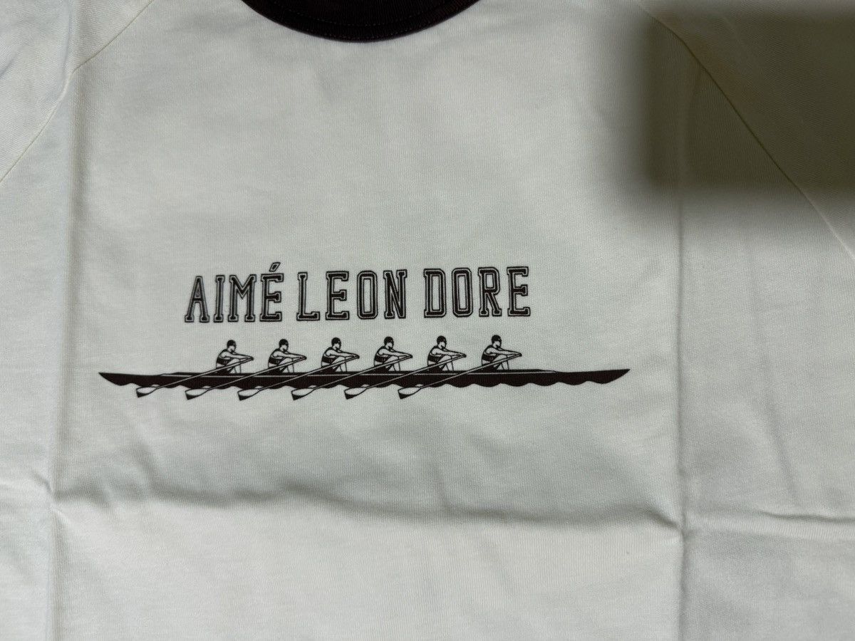 Aime Leon Dore × New Balance Aime Leon Dore Rowing Ringer Tee Pristine T-Shirt Size XL Size US XL / EU 56 / 4 - 2 Thumbnail