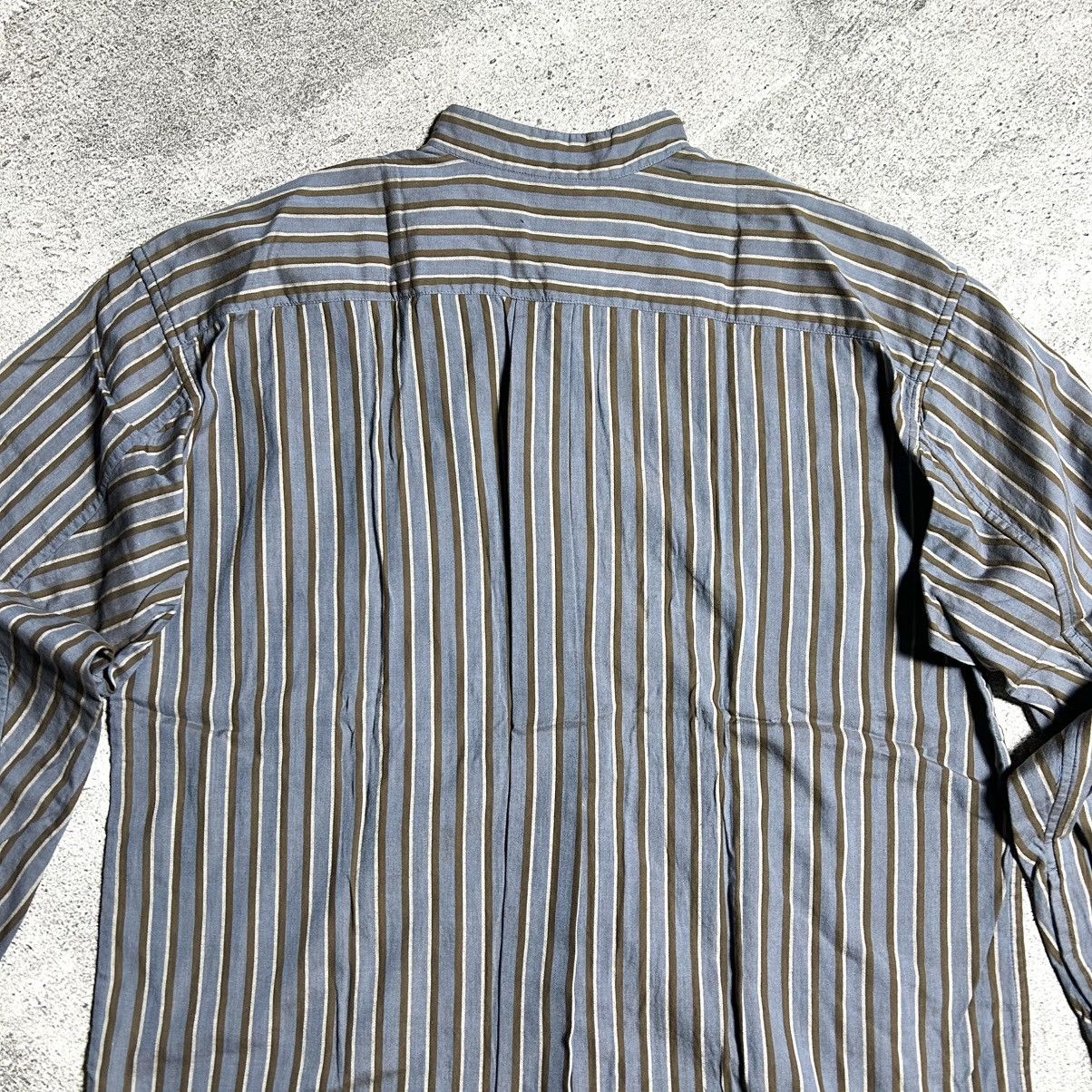 Issey Miyake 80s Issey Miyake Permanente Shangai Stripe Shirt Size US XL / EU 56 / 4 - 13 Thumbnail