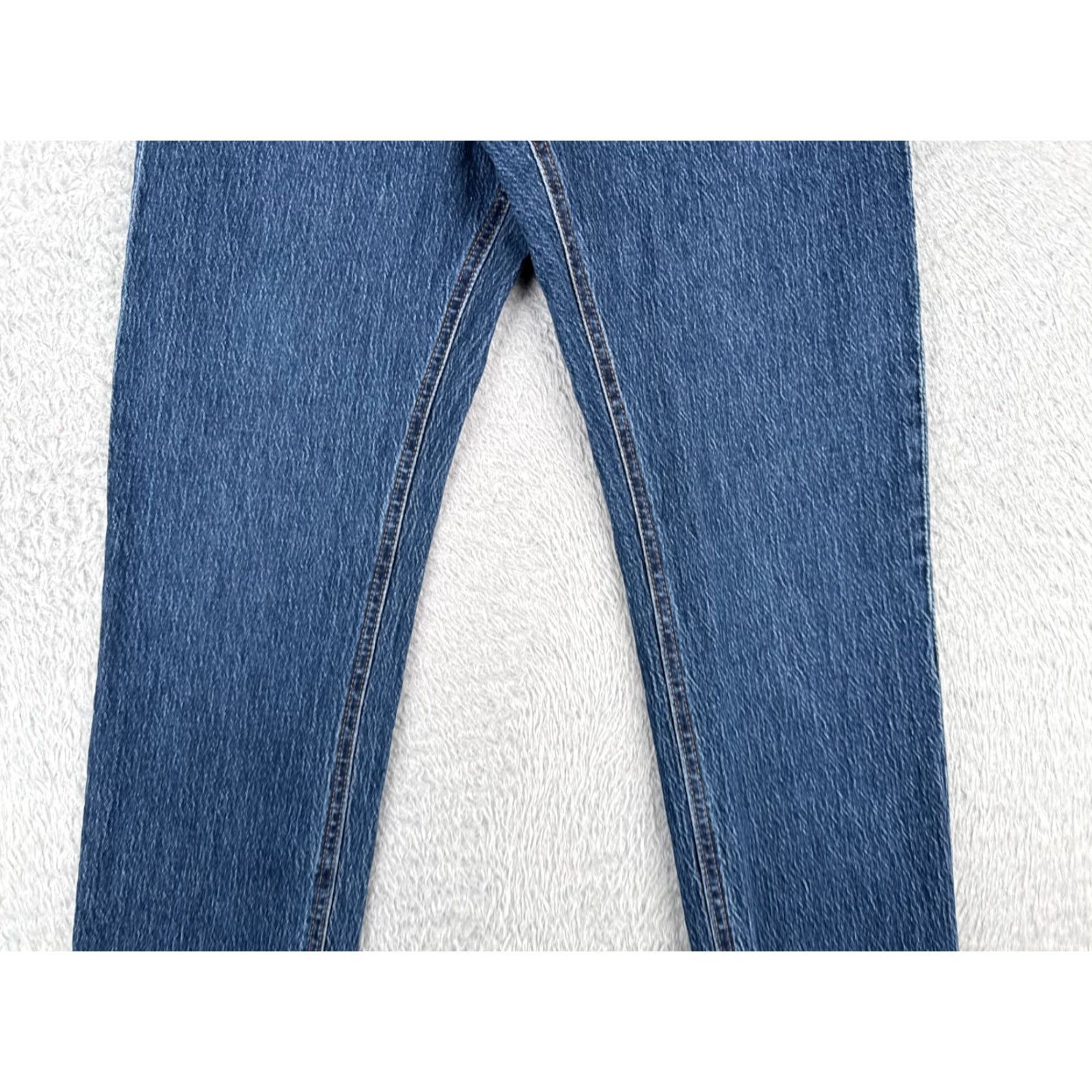 H&M H&M Jeans Womens 8 Blue Denim High Rise Straight 26x26 Logo 90s Size 30" / US 8 / IT 44 - 3 Thumbnail