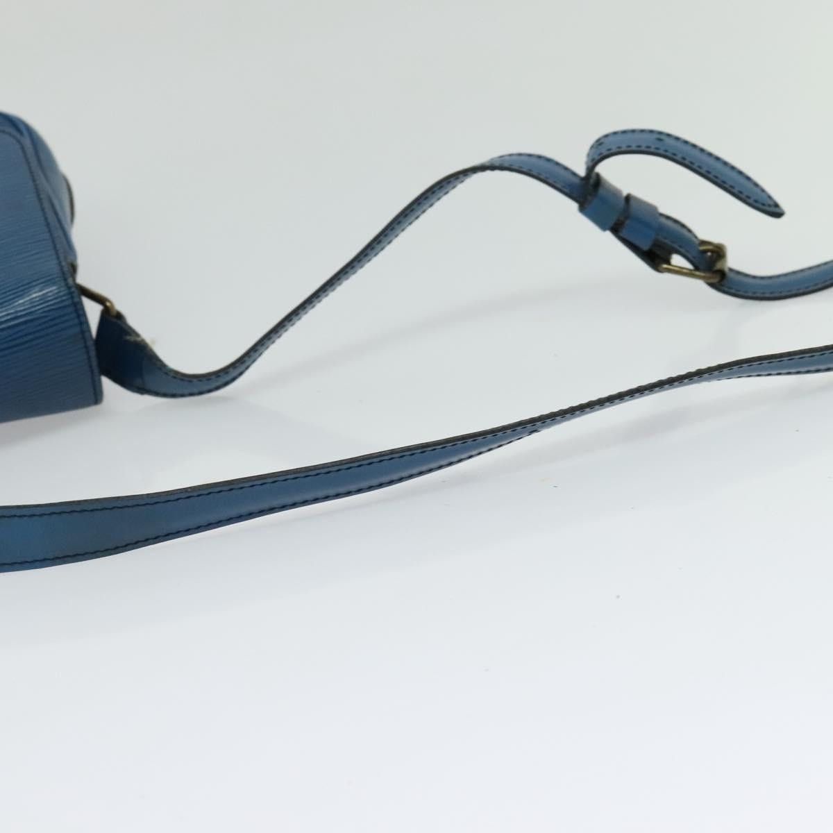 Louis Vuitton LOUIS VUITTON Epi Cartouchiere MM Shoulder Bag Blue M52245 Size ONE SIZE - 7 Thumbnail