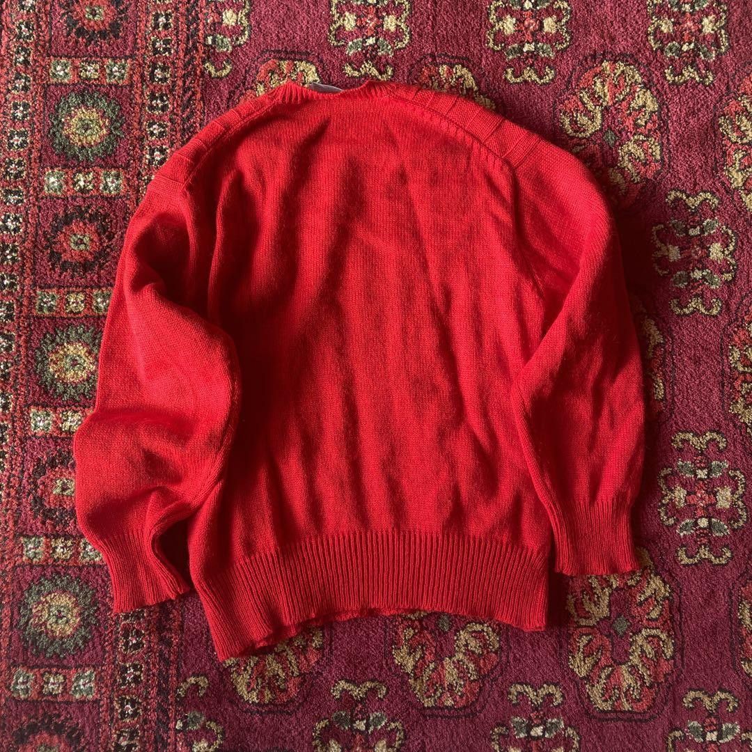 Comme des Garcons × Comme des Garcons Homme AD1999 Deep Ribbed Wool Knit Sweater Size US S / EU 44-46 / 1 - 2 Thumbnail