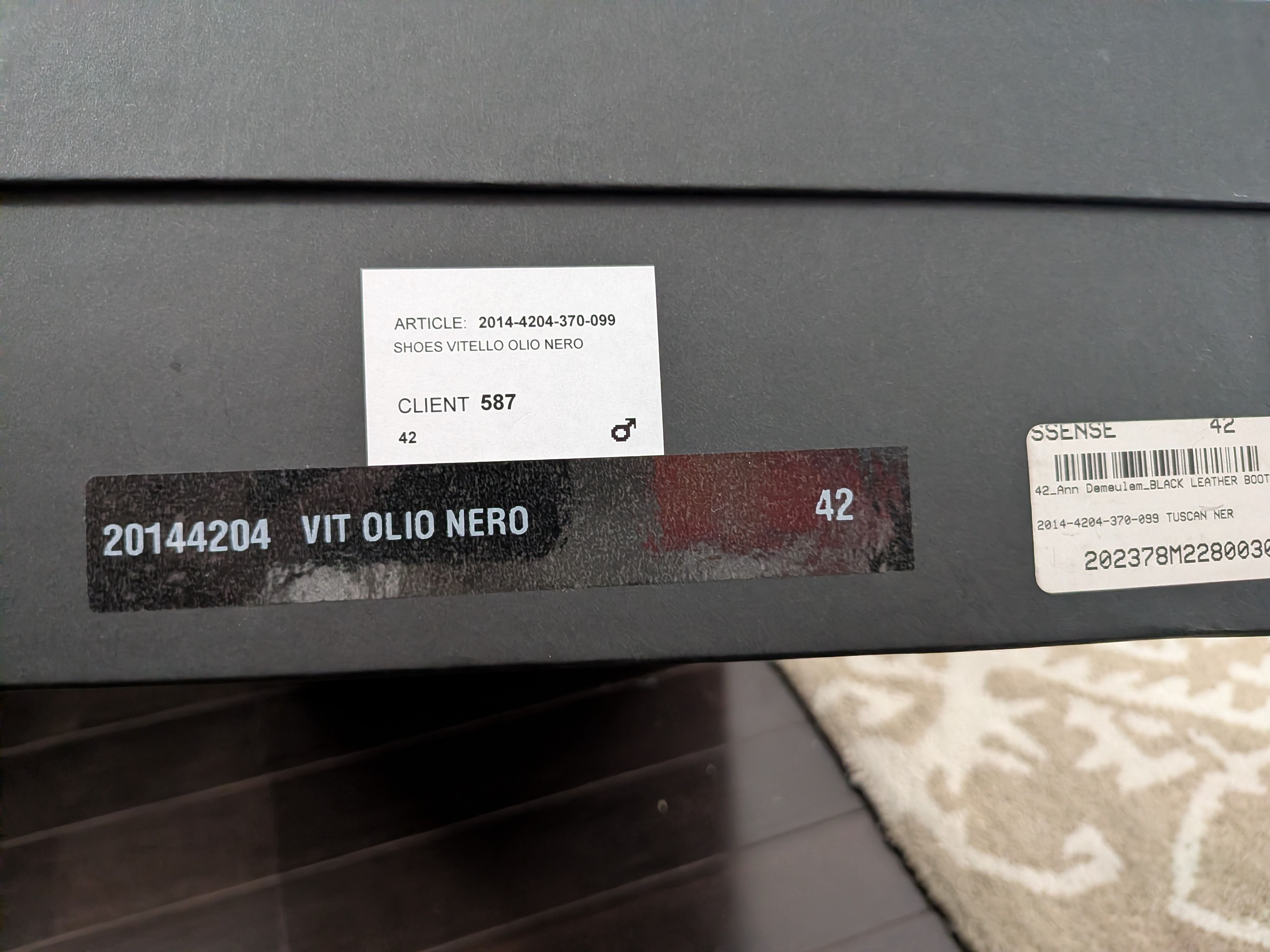 Ann Demeulemeester Ann Demeulemeester Black Leather Back-Lace Boots – Worn Once Size US 9 / EU 42 - 5 Thumbnail