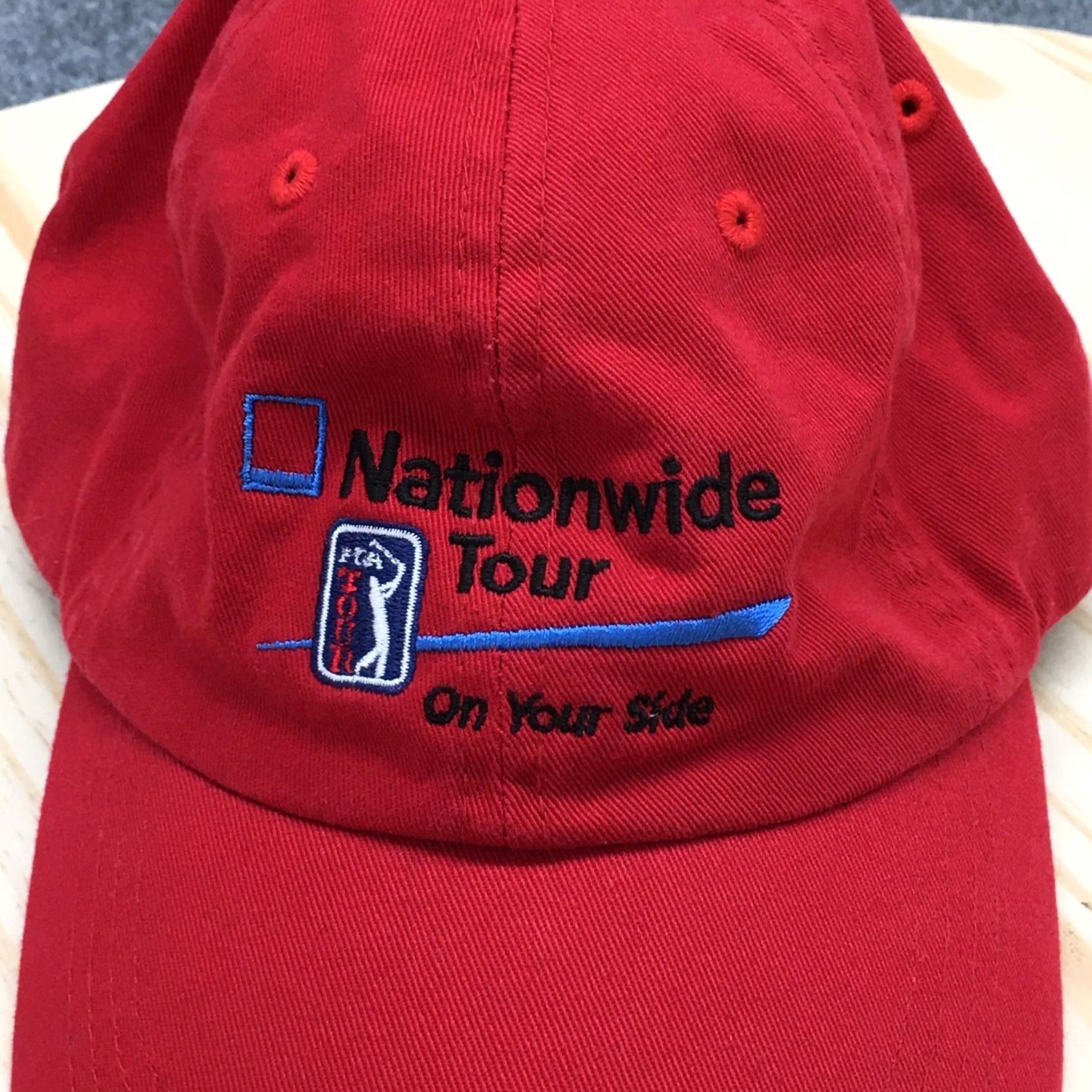 Callaway Callaway Nationwide Tour Baseball Hat Men Blue OS Curved Brim Embroidered Logo Size ONE SIZE - 3 Thumbnail